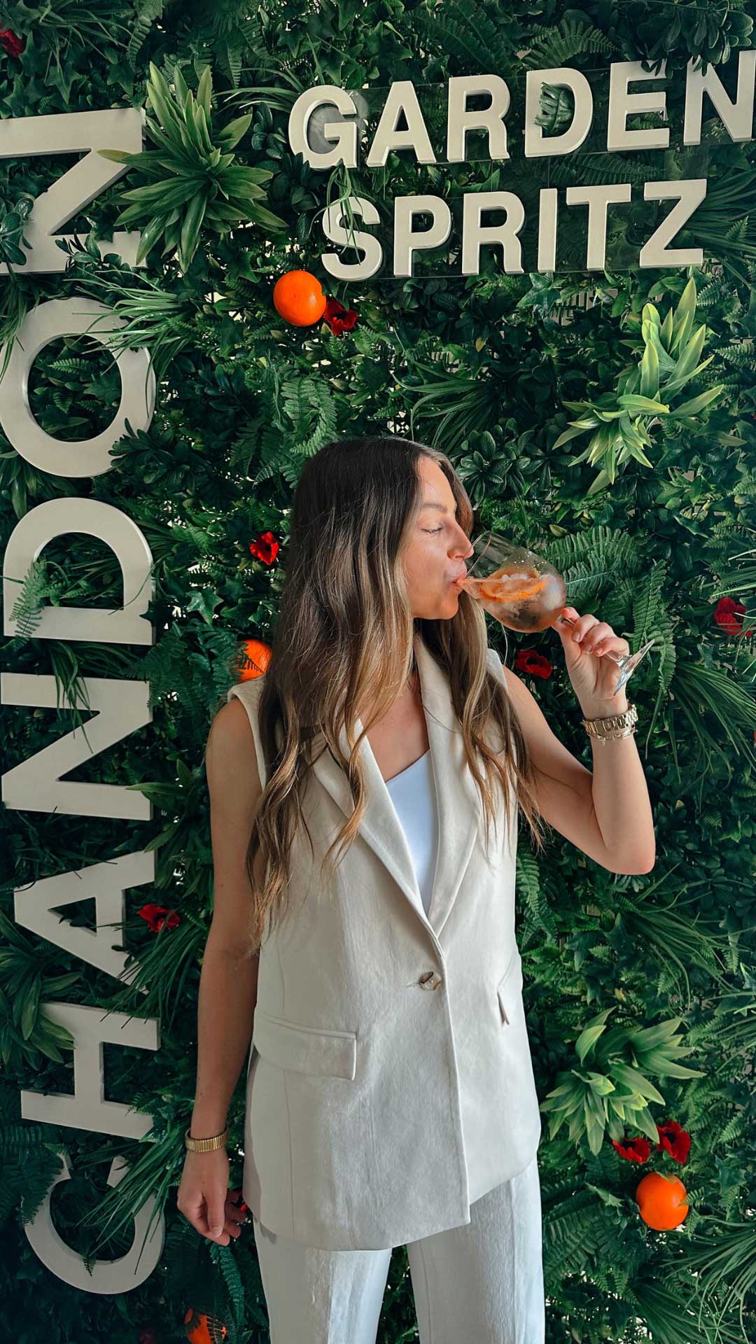 chandon garden spritz event