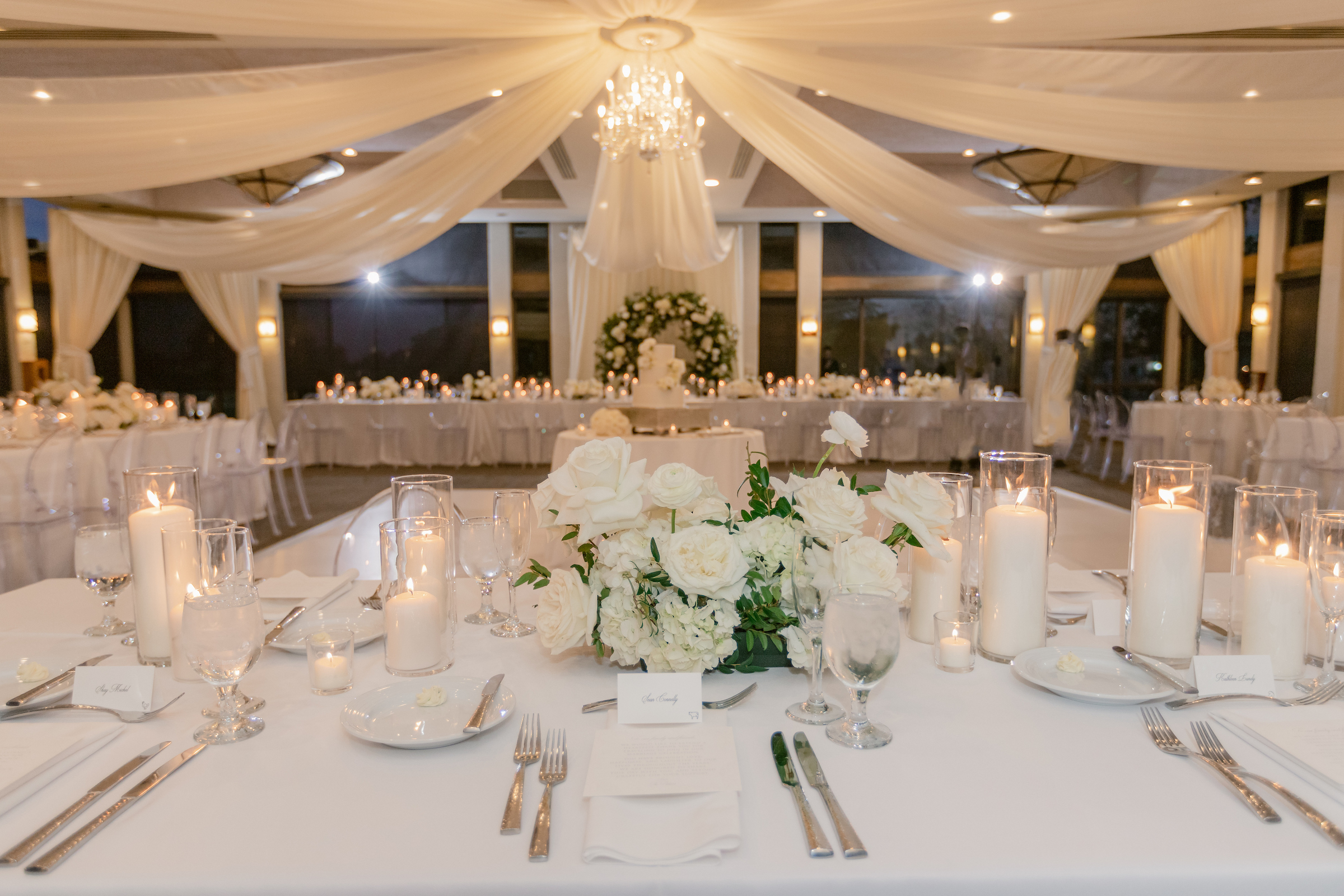 Wedding table setting