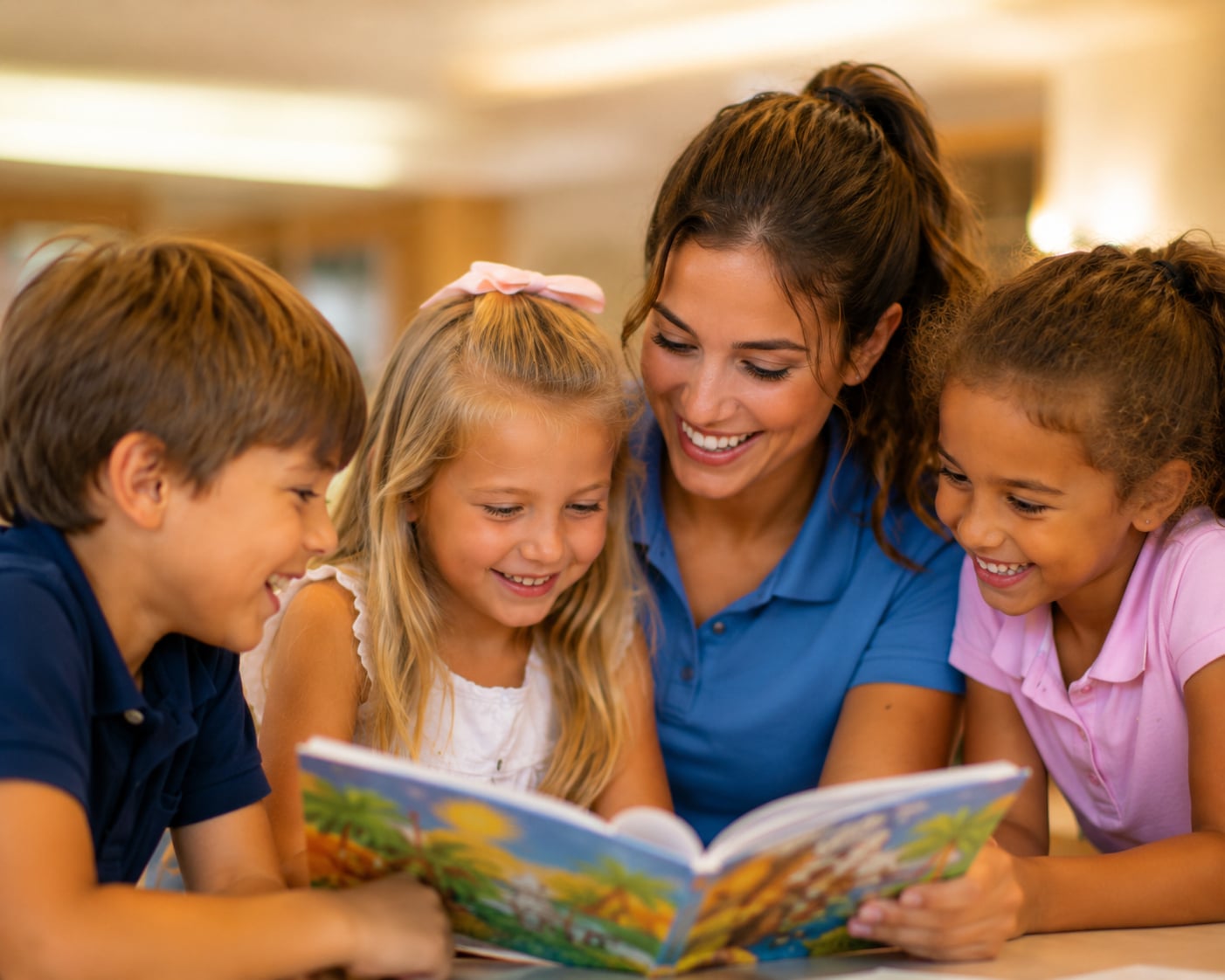 Kids reading