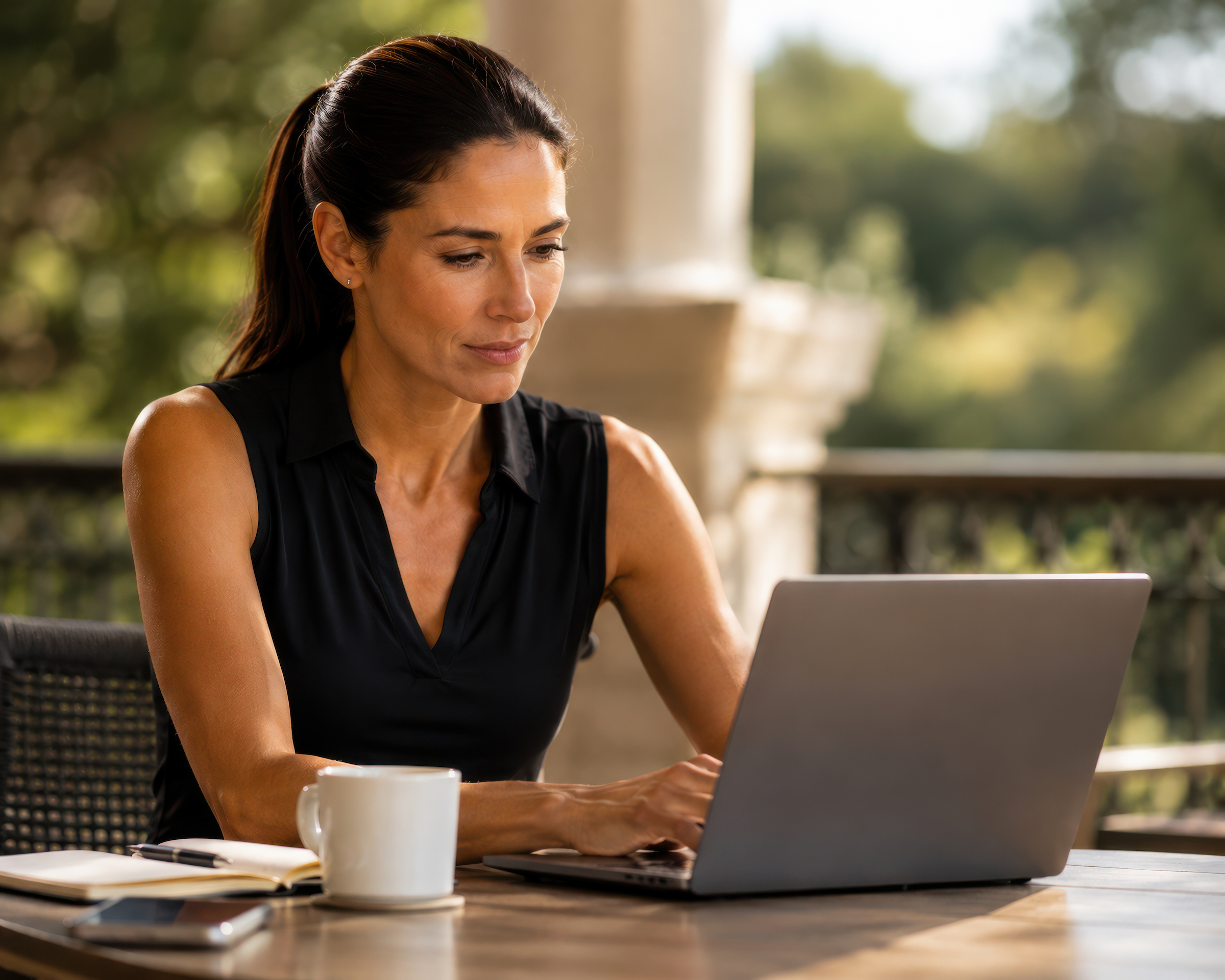 Woman on laptop