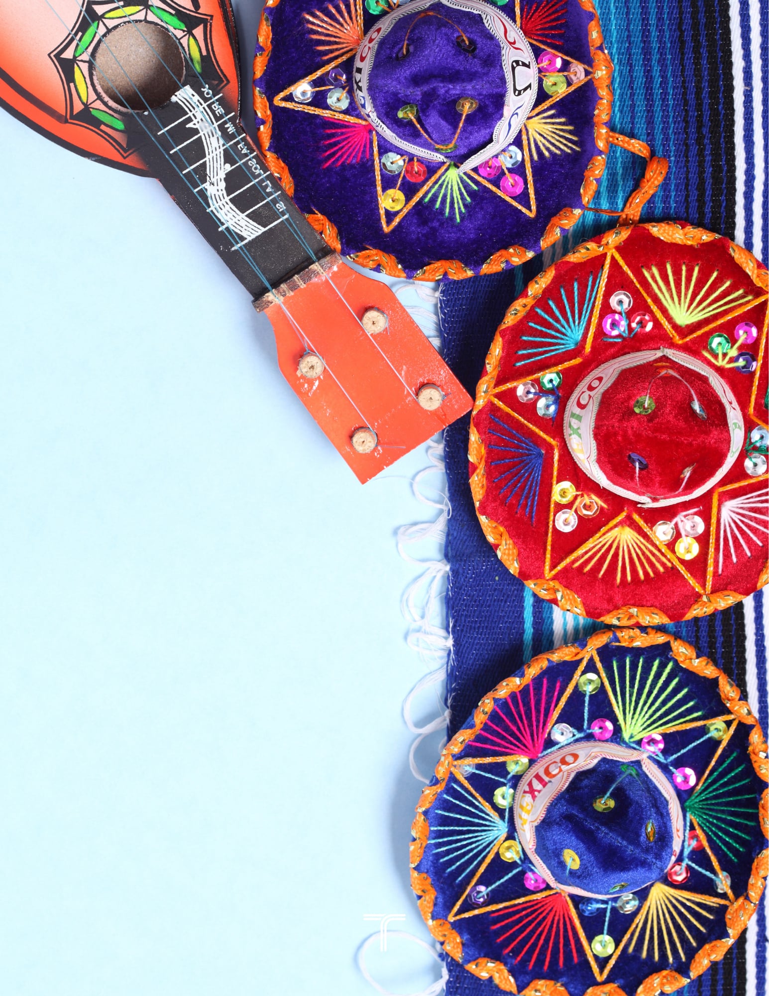 Guitar and sombreros