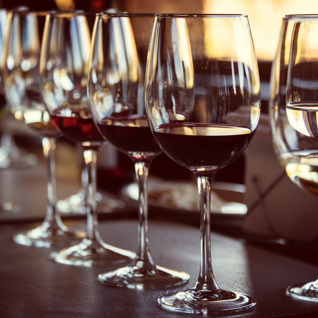 wine glasses