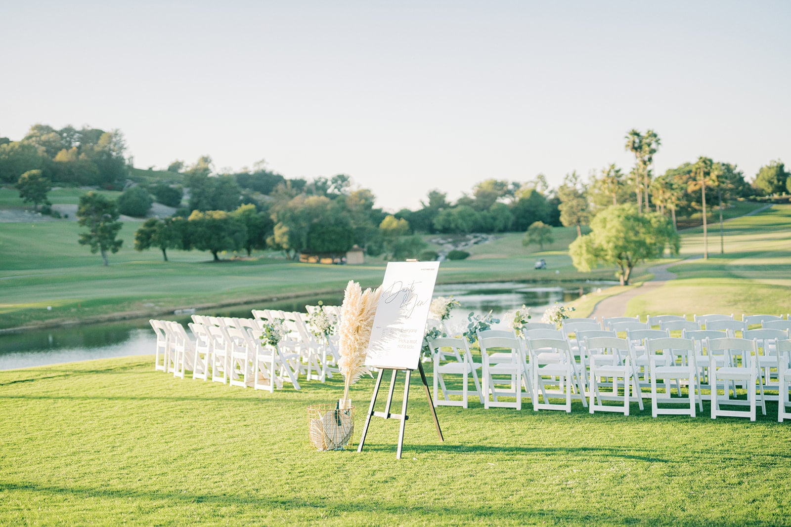 Outdoor Wedding Ceremony Set Up