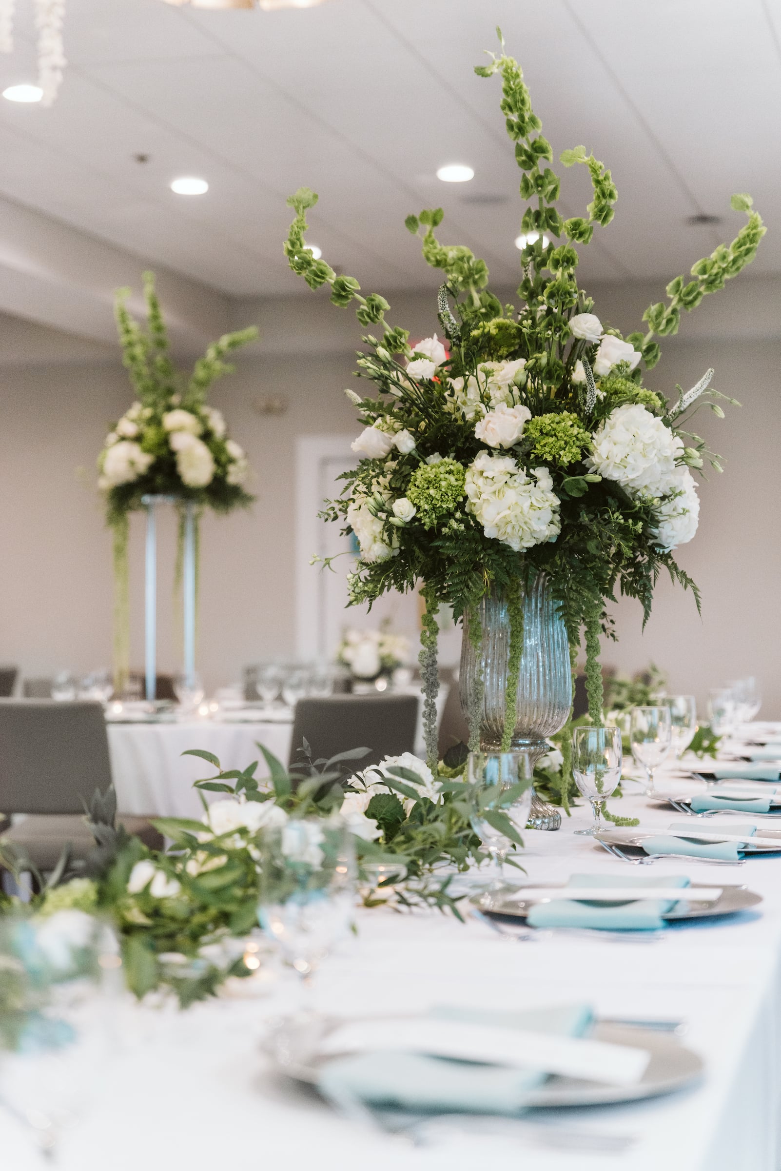 Wedding Reception Table Set Up