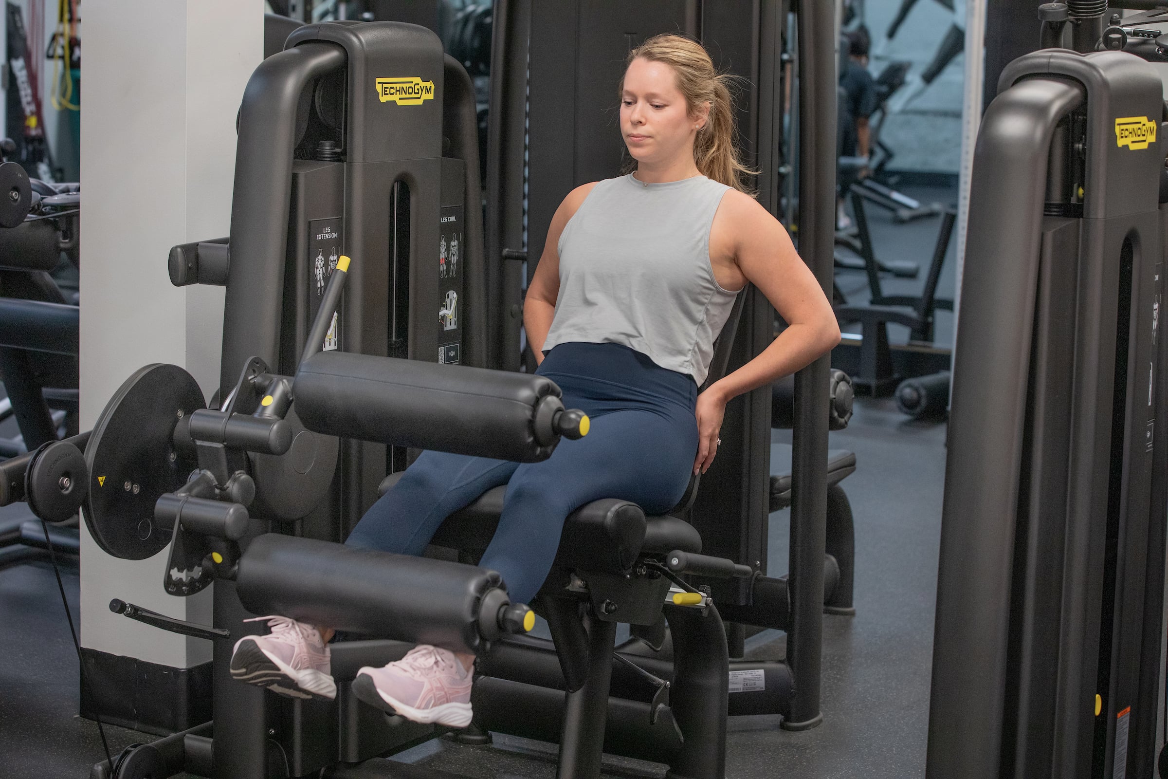 Woman working out