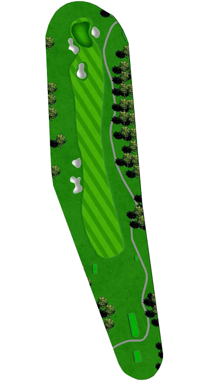 Bermuda Run Country Club - East Course - Hole 2