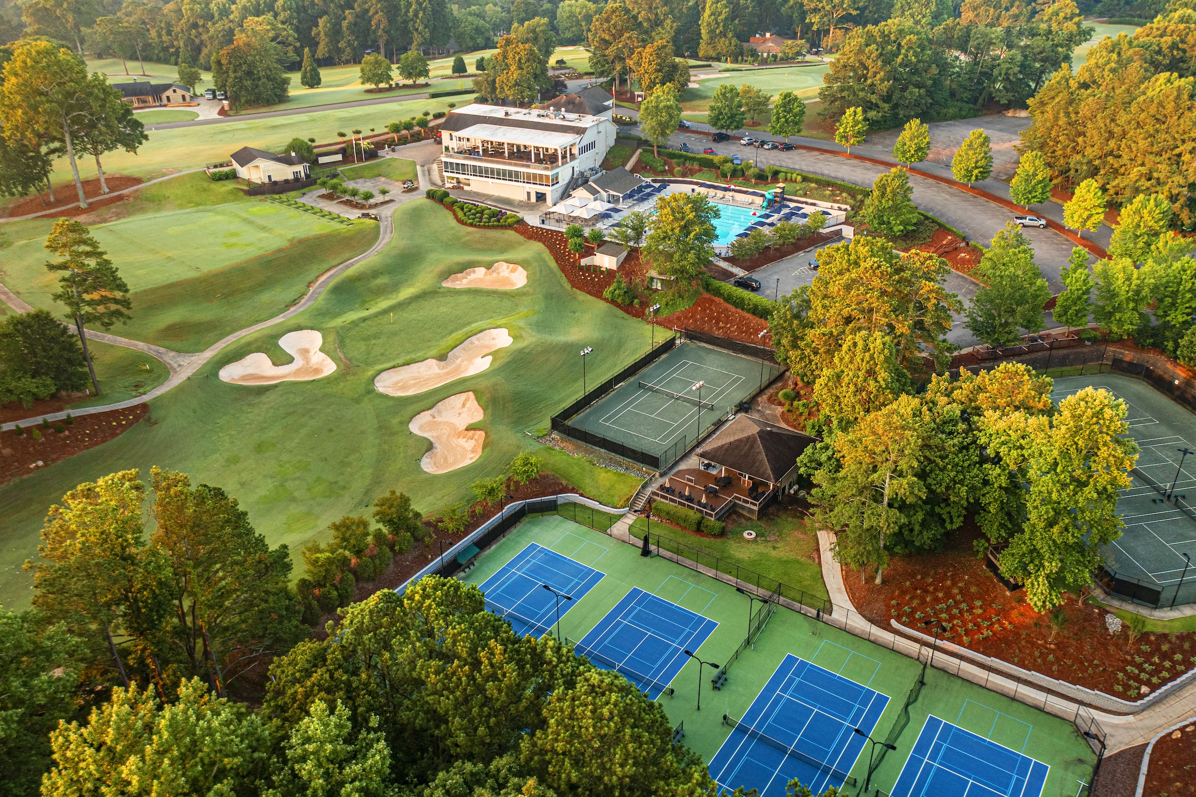Overview of Brookfield country club