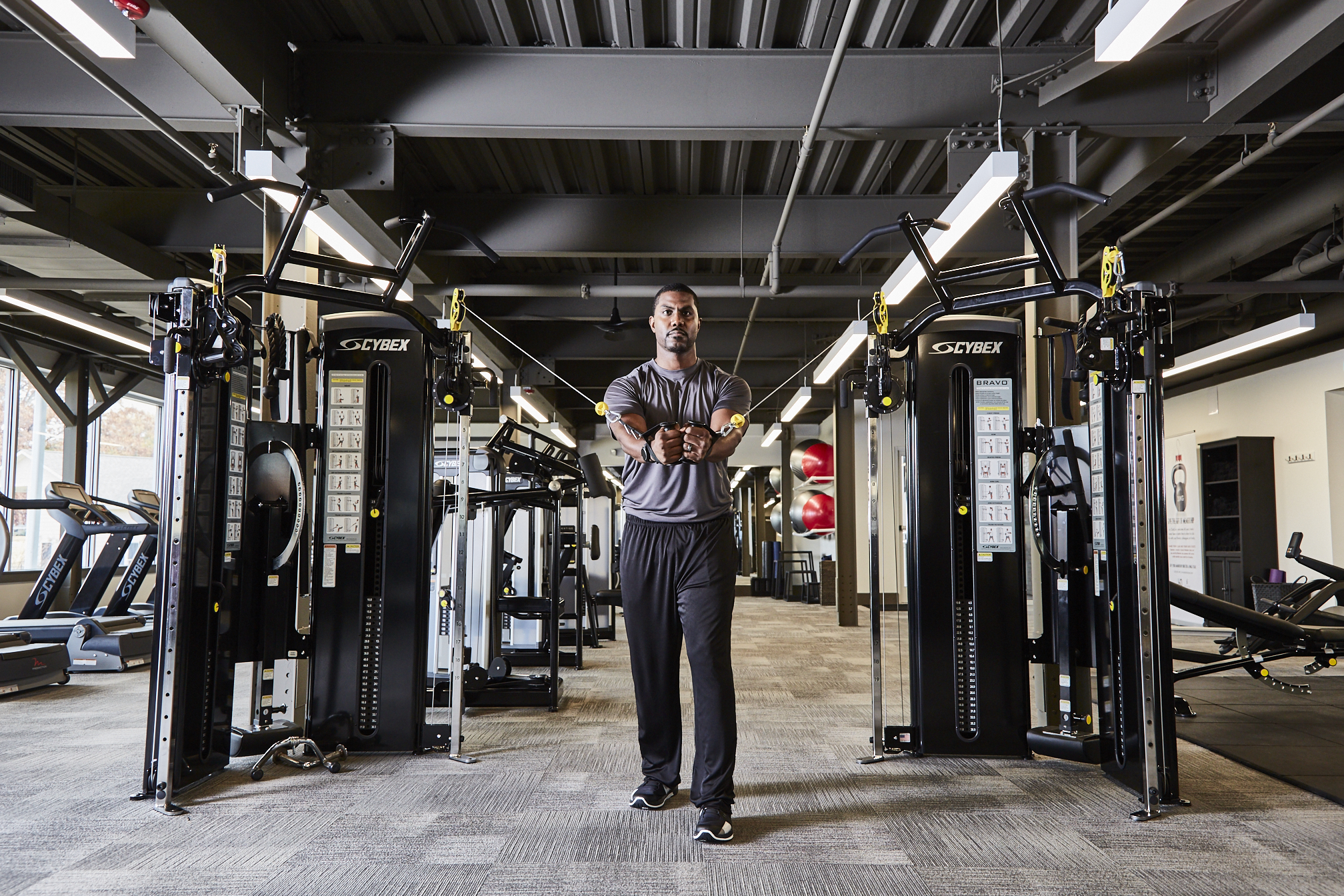 Man working out
