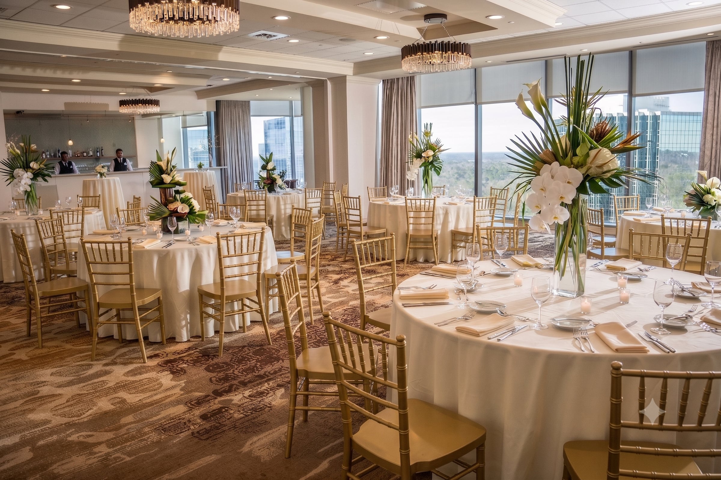 Meridian Ballroom with Table setting