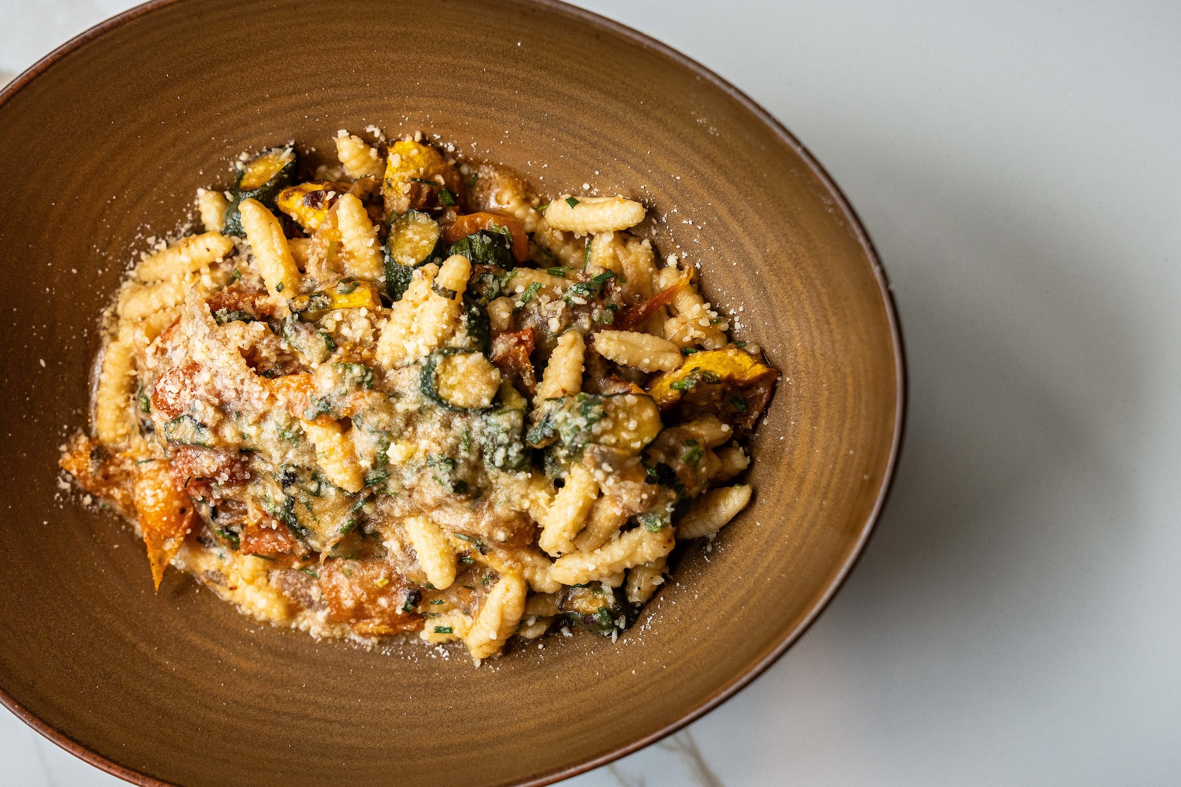 plate with pasta