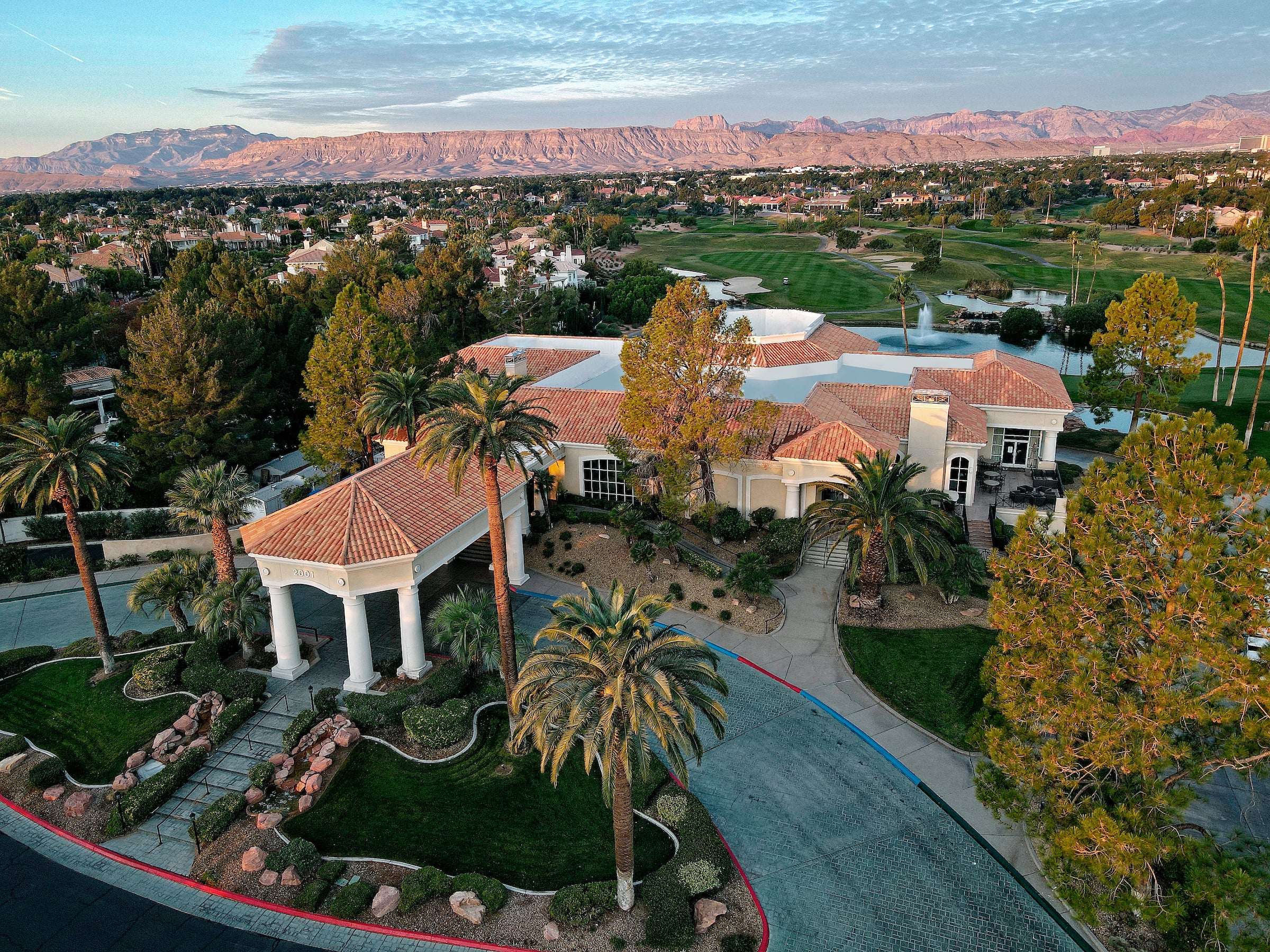Aerial Clubhouse View