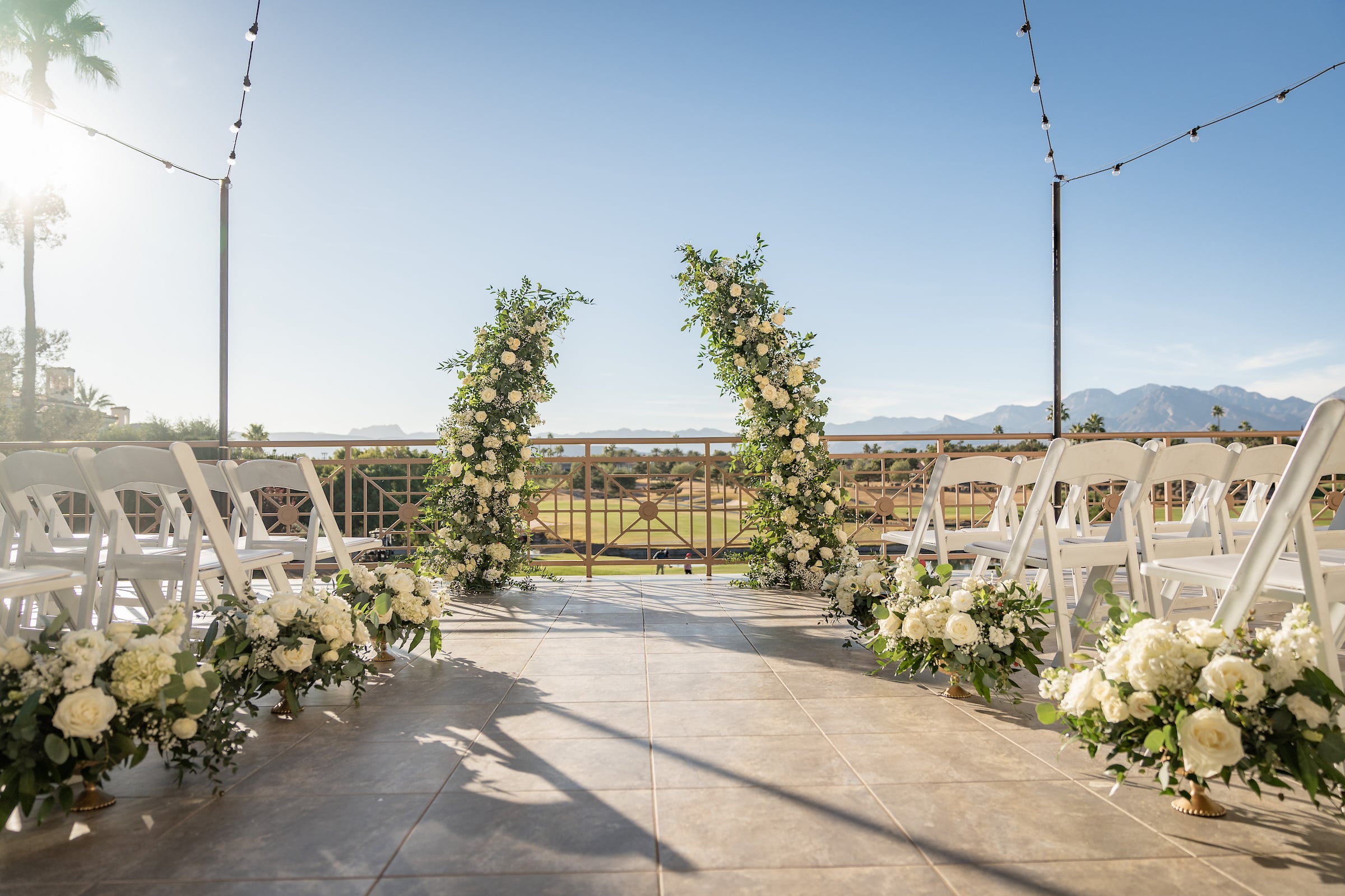 Outdoor Wedding Ceremony Set Up