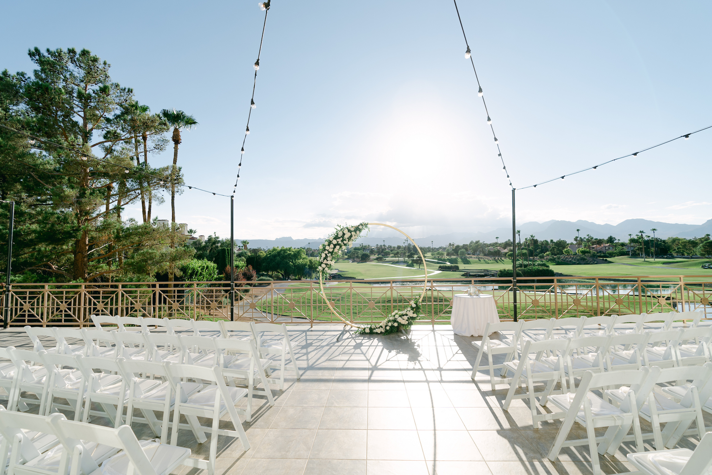 Outdoor Wedding Ceremony Set Up