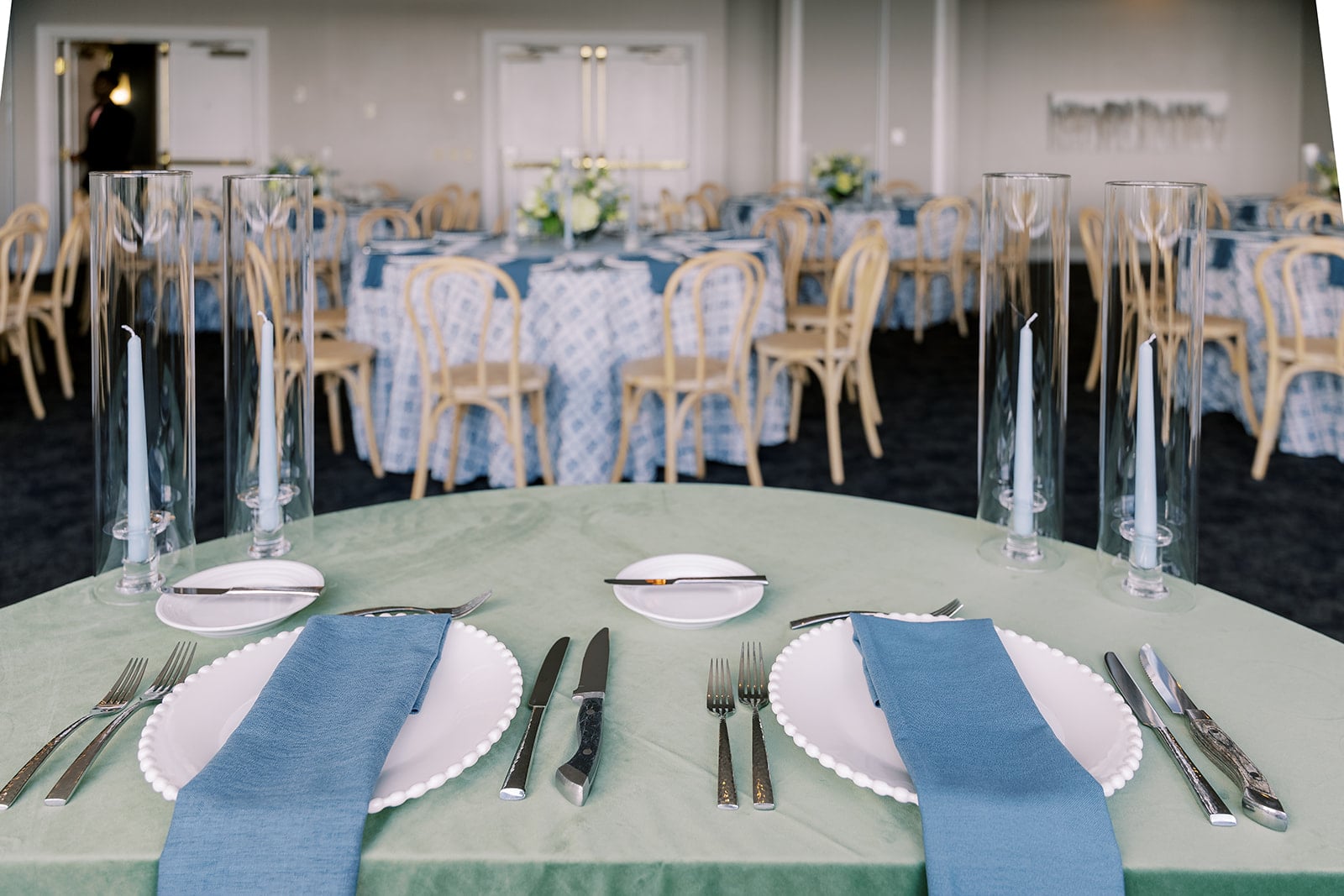 Private Event table set up