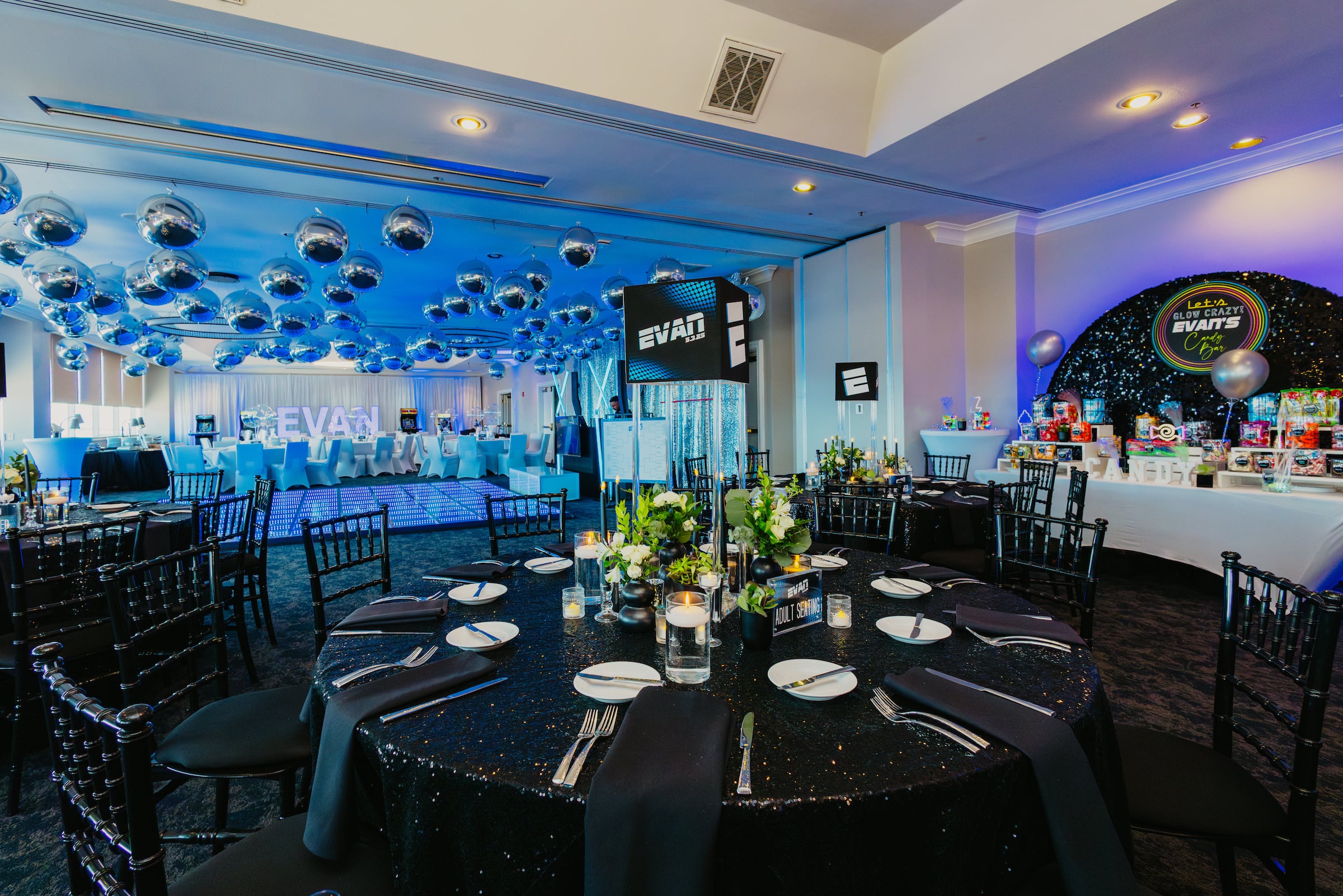 Centre Club Tampa Bar Mitzvah Celebration Decor