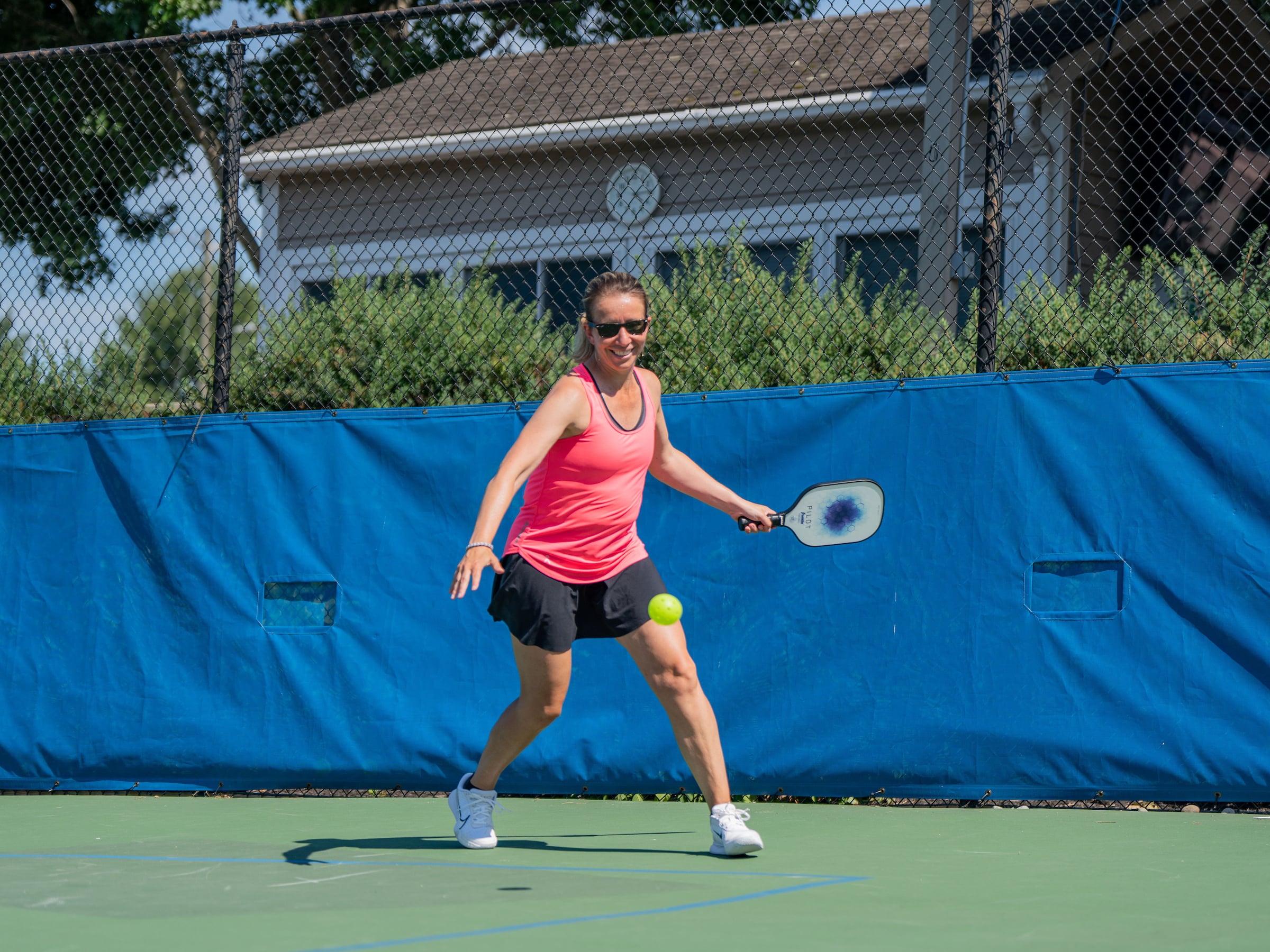 woman pickleball player