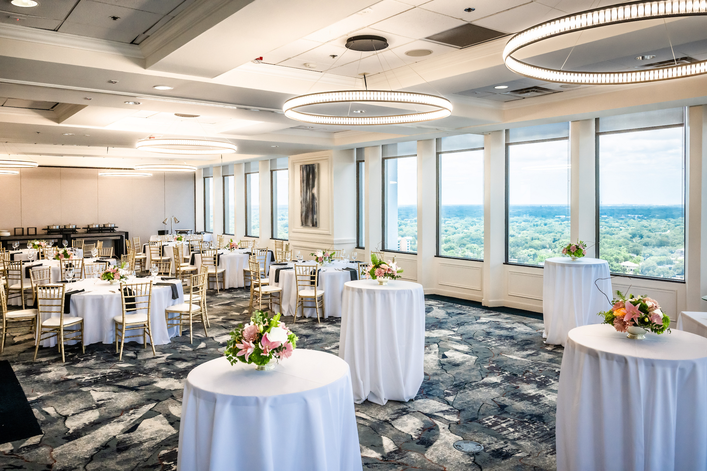 Private Event Cocktail Reception Set Up