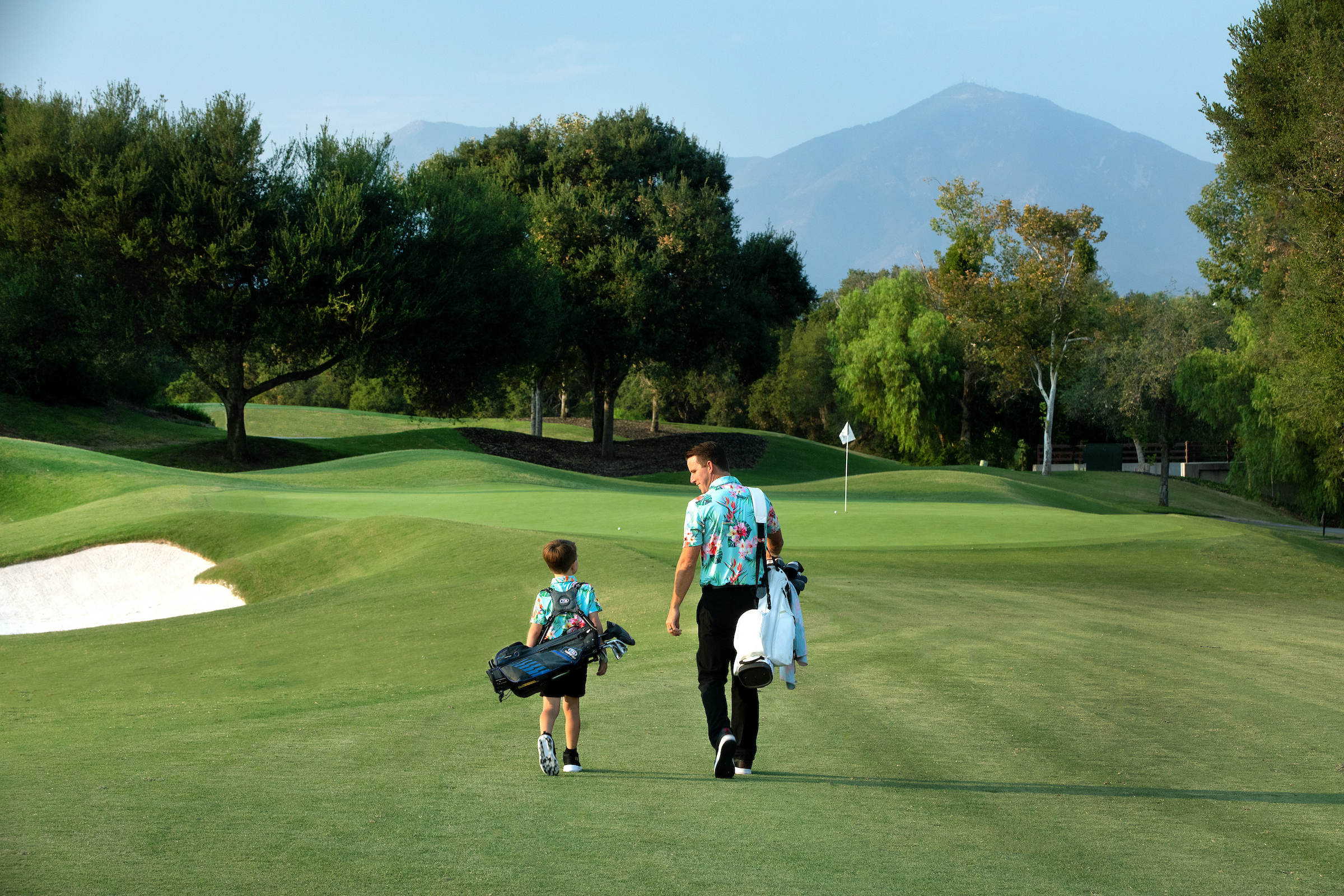 Coto de Caza Golf & Country Club Golf Course with golfers walking