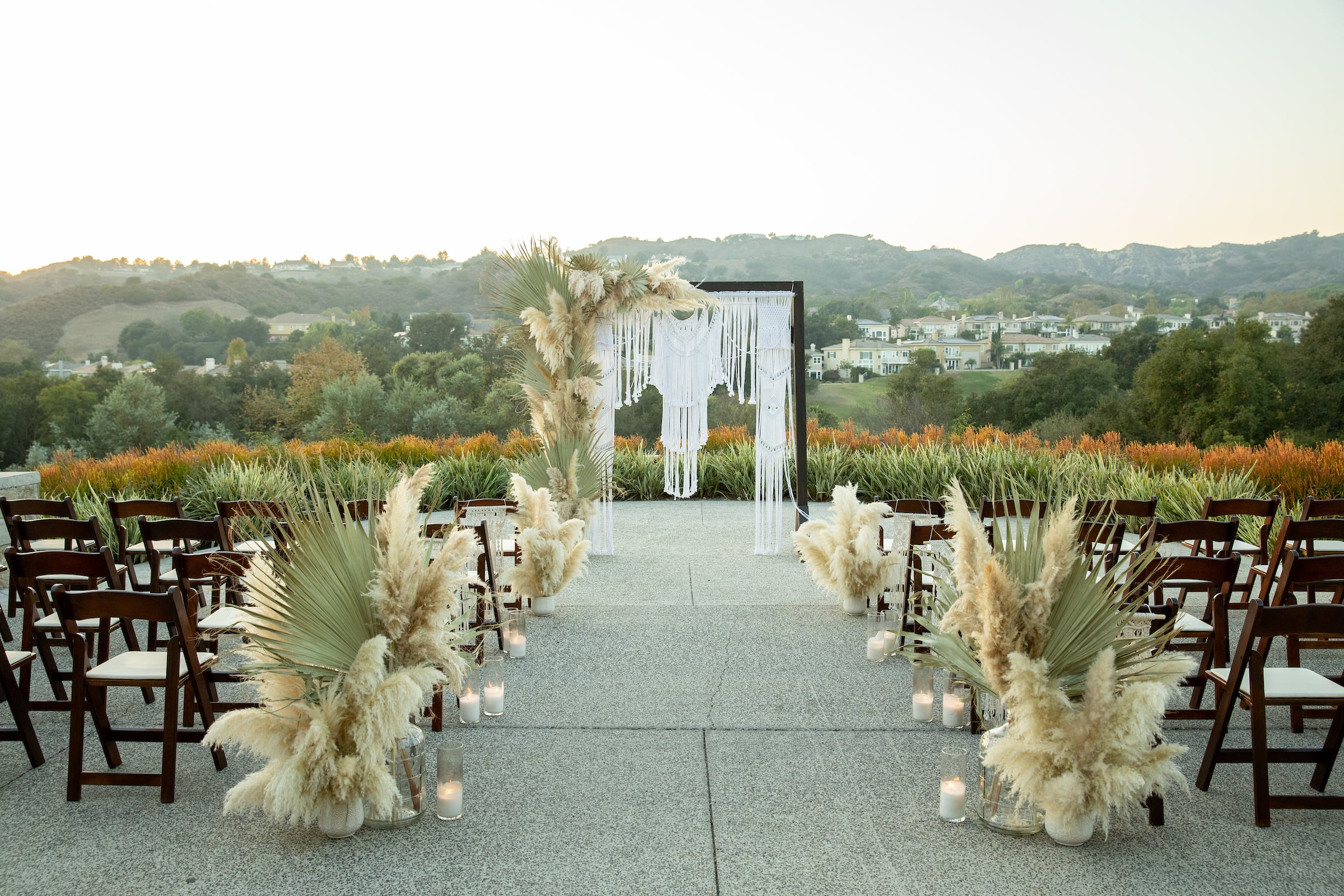 Coto de Caza Golf & Country Club Outdoor Wedding Ceremony