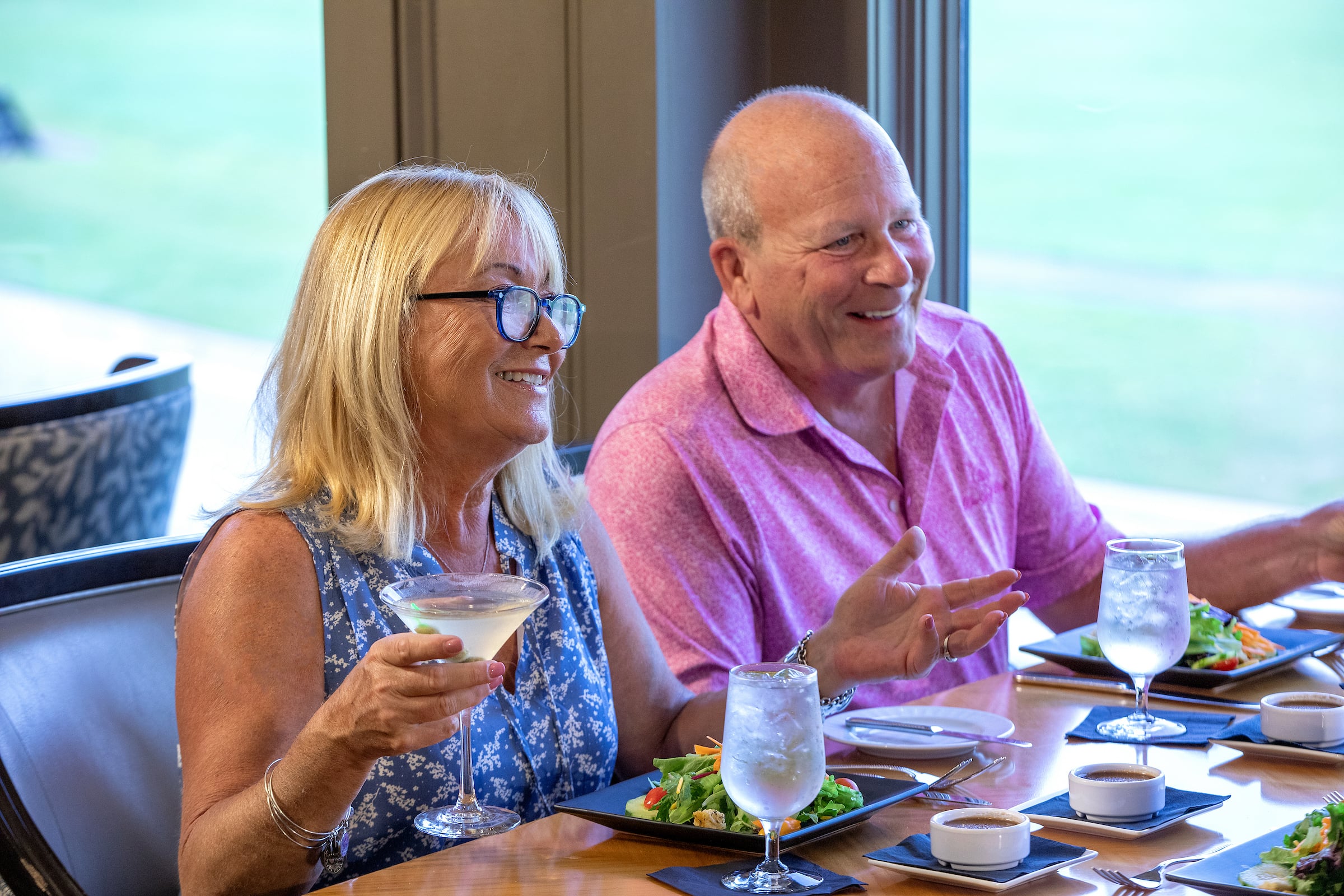 Couple dining