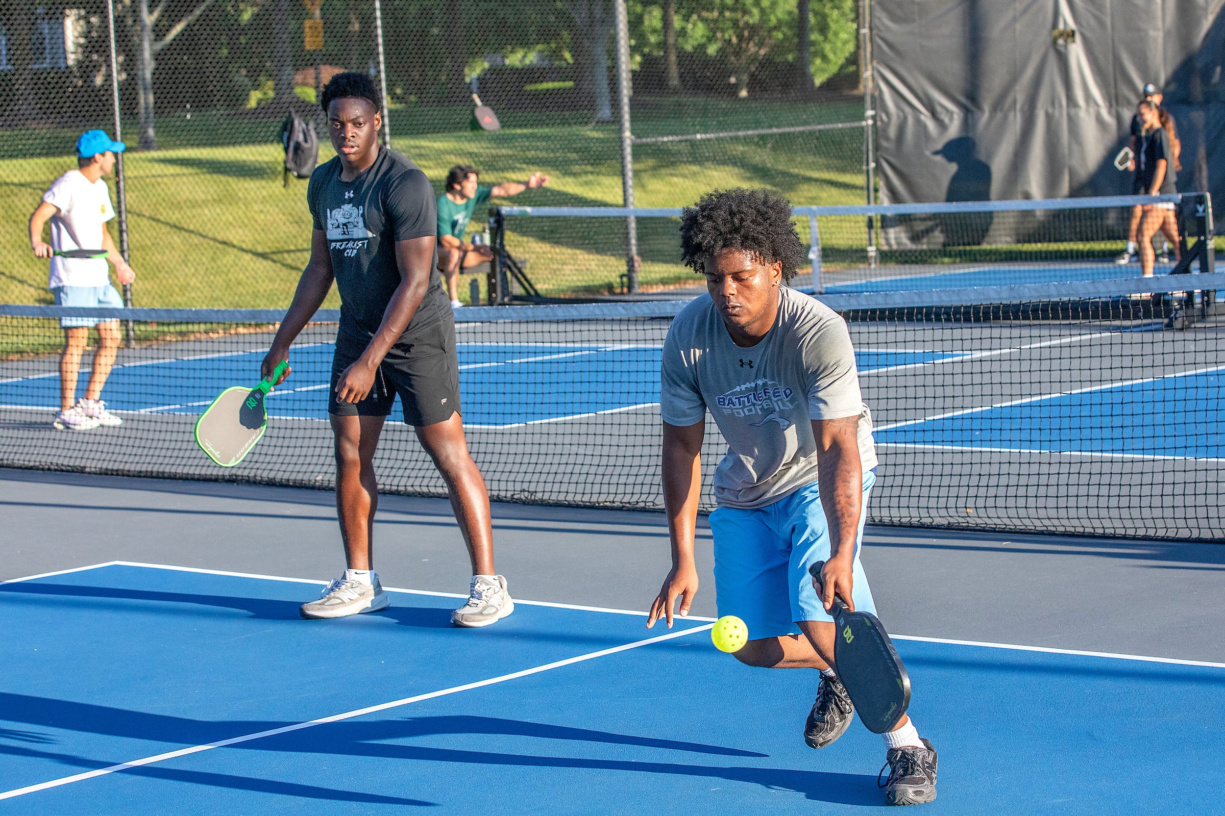Pickleball players