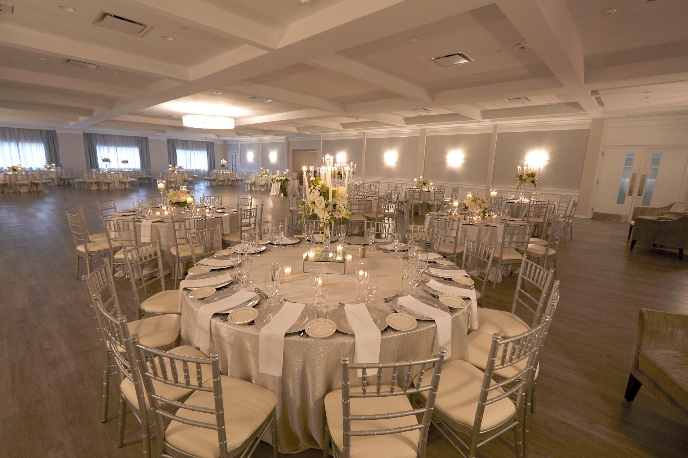 Ballroom tables for event