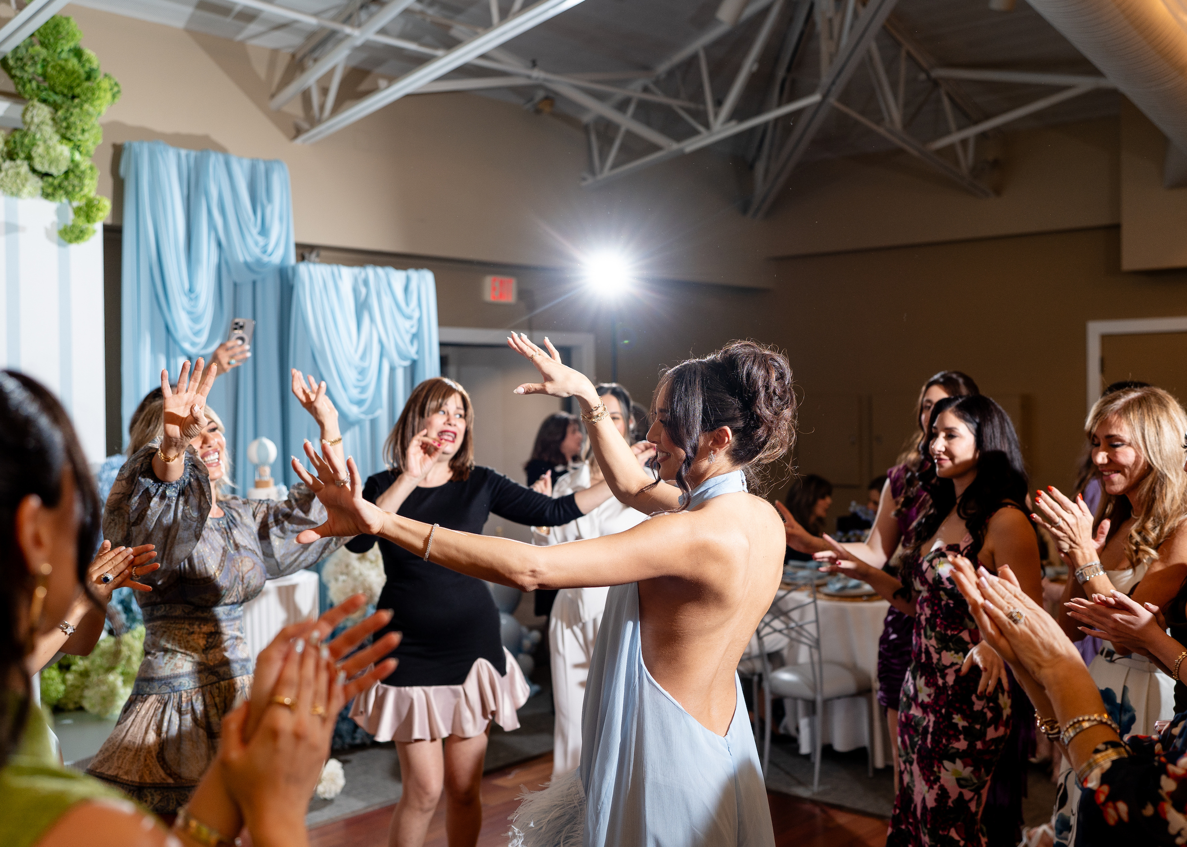 Adults on the dance floor