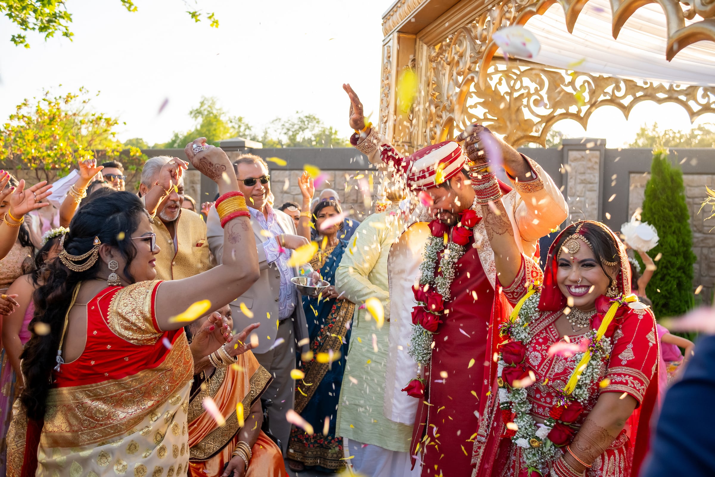 Indian wedding ceremony celebration