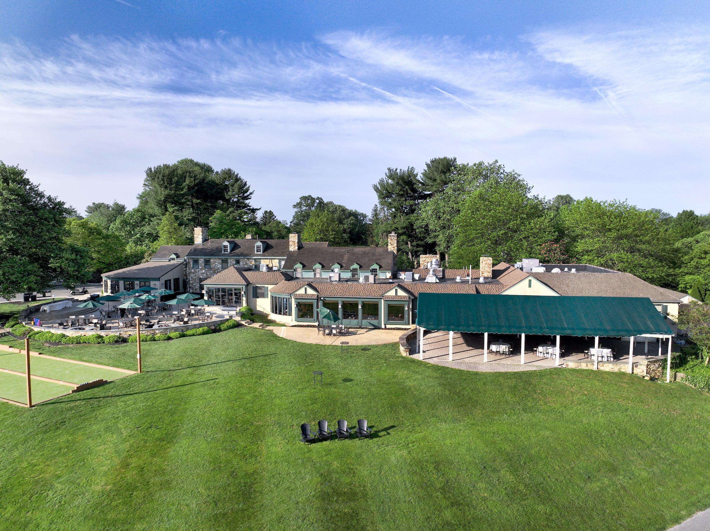 Clubhouse exterior