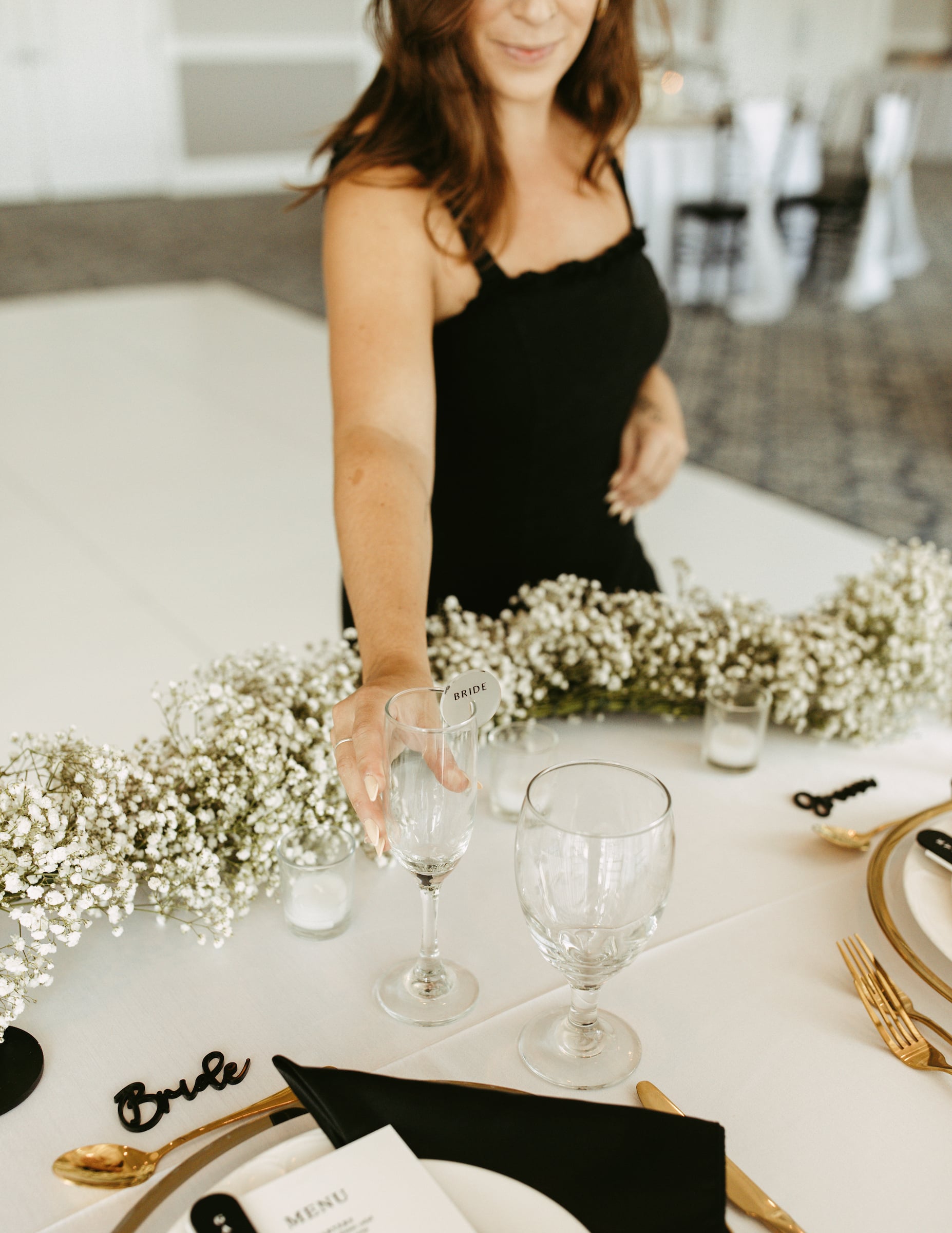 Wedding table setting