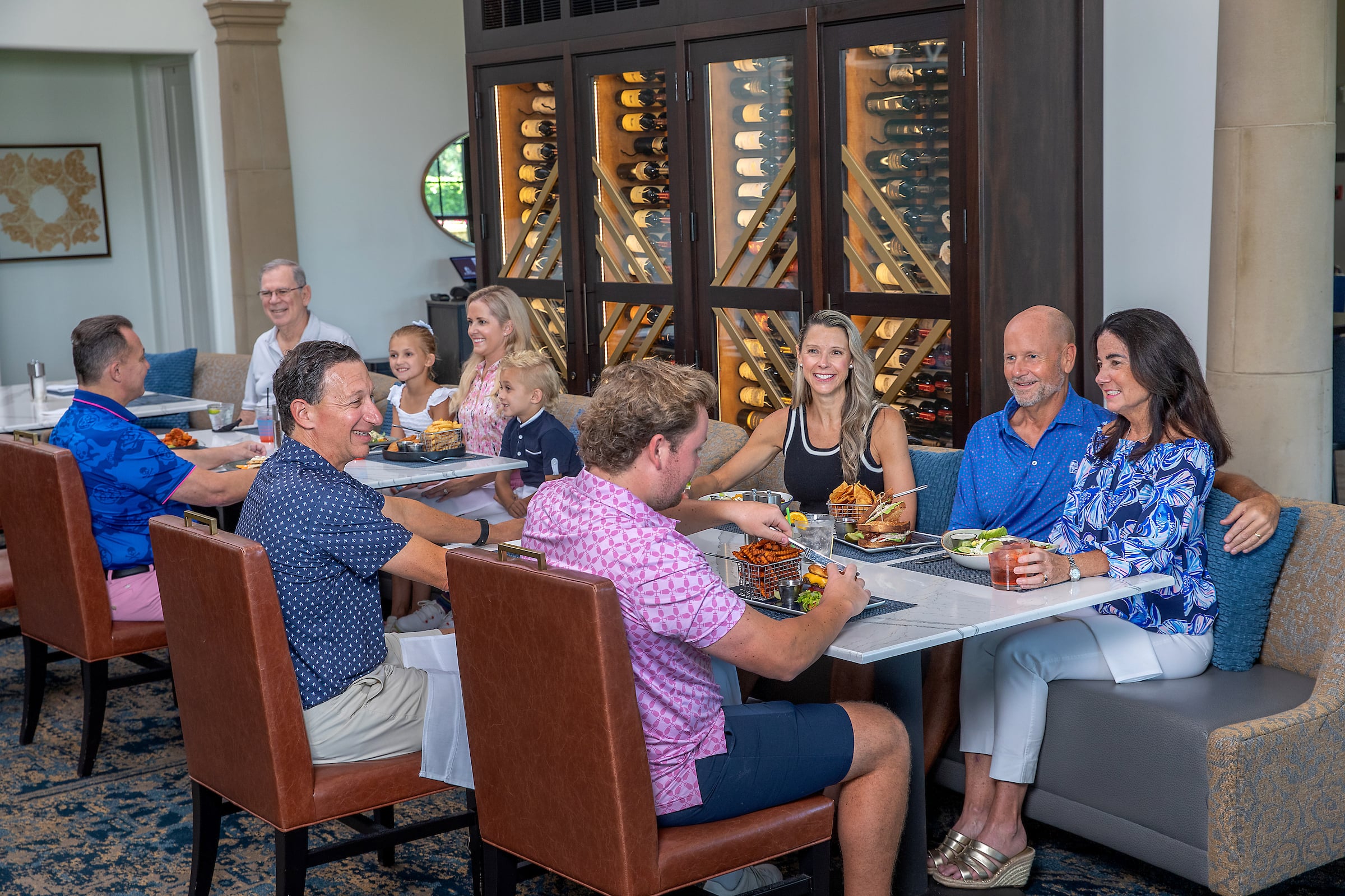 people having dinner
