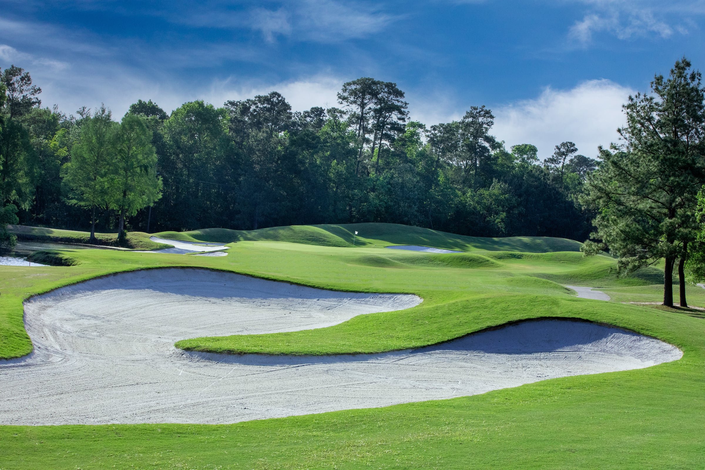 Golf course bunker