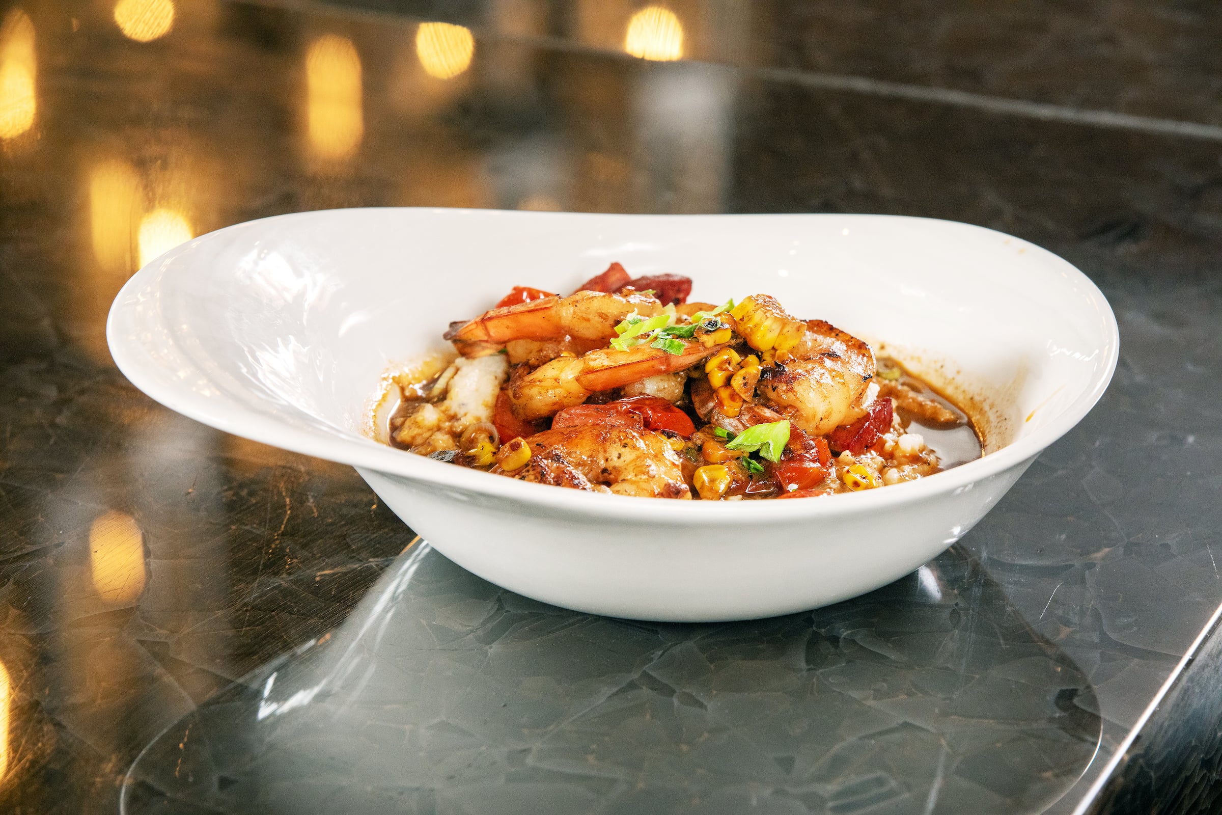 cajun seasoned shrimp in a bowl