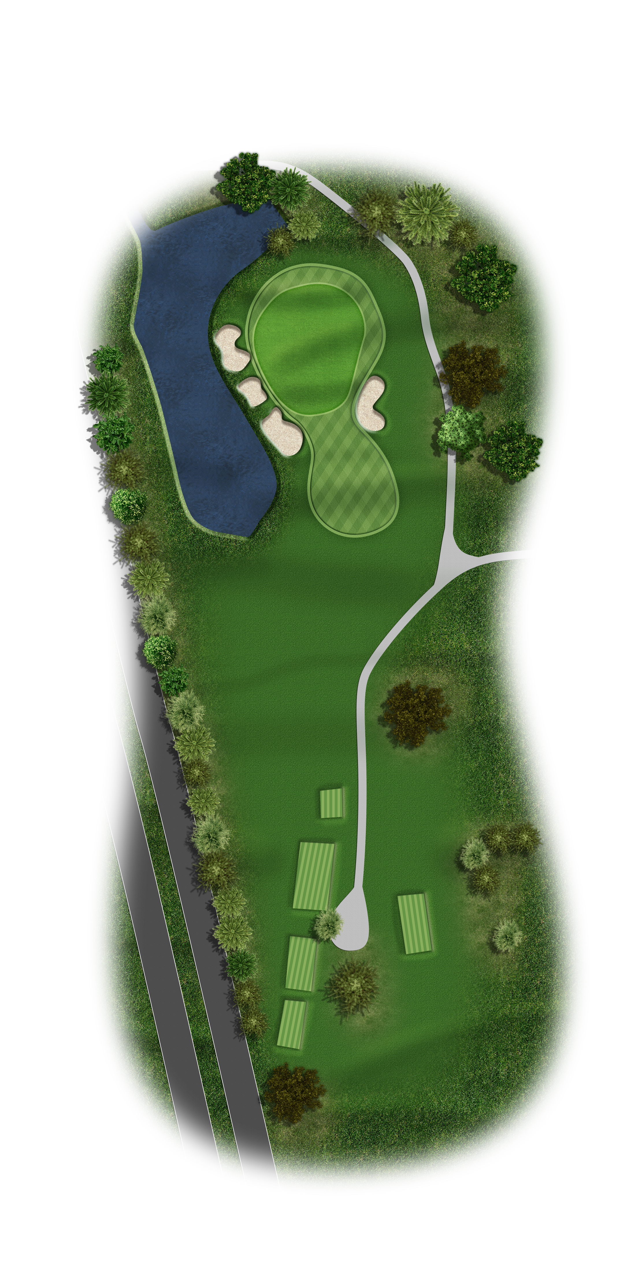 Las colinas country club hole 17