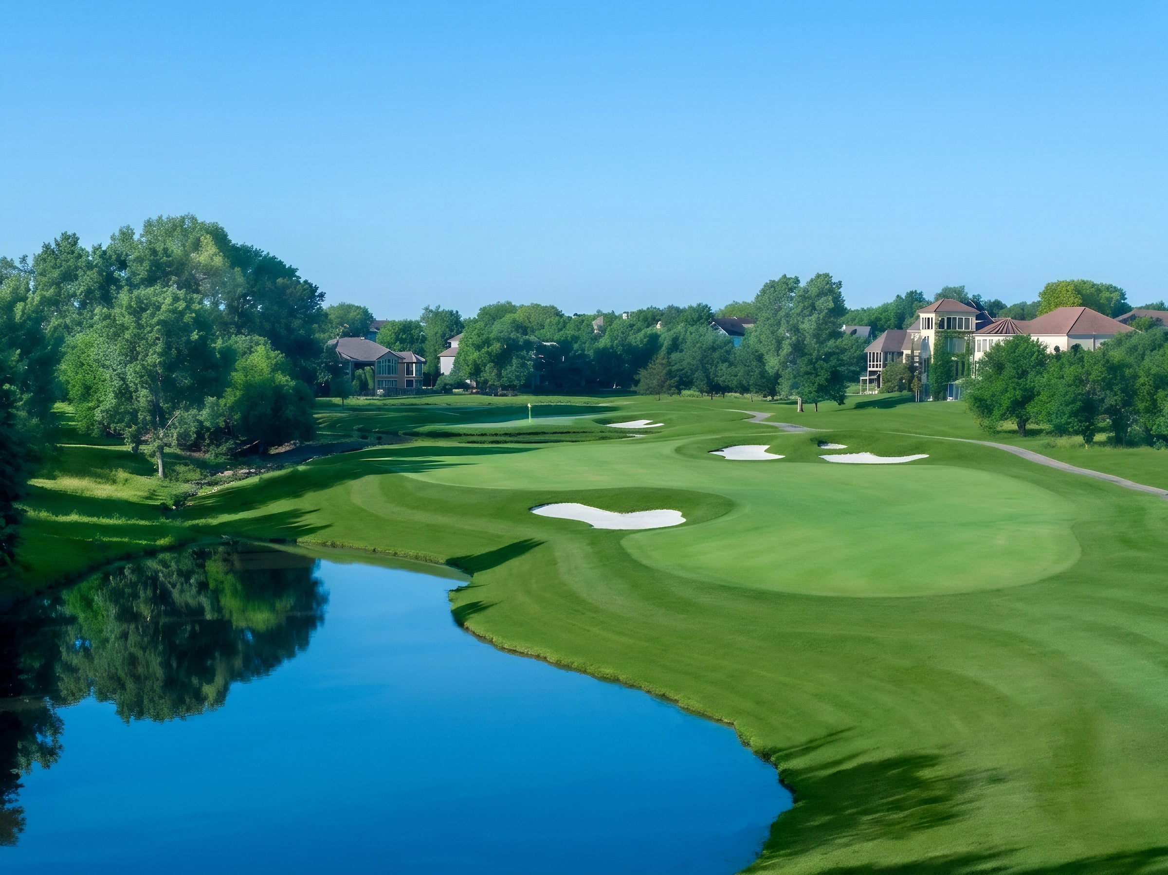 Golf Course and lake