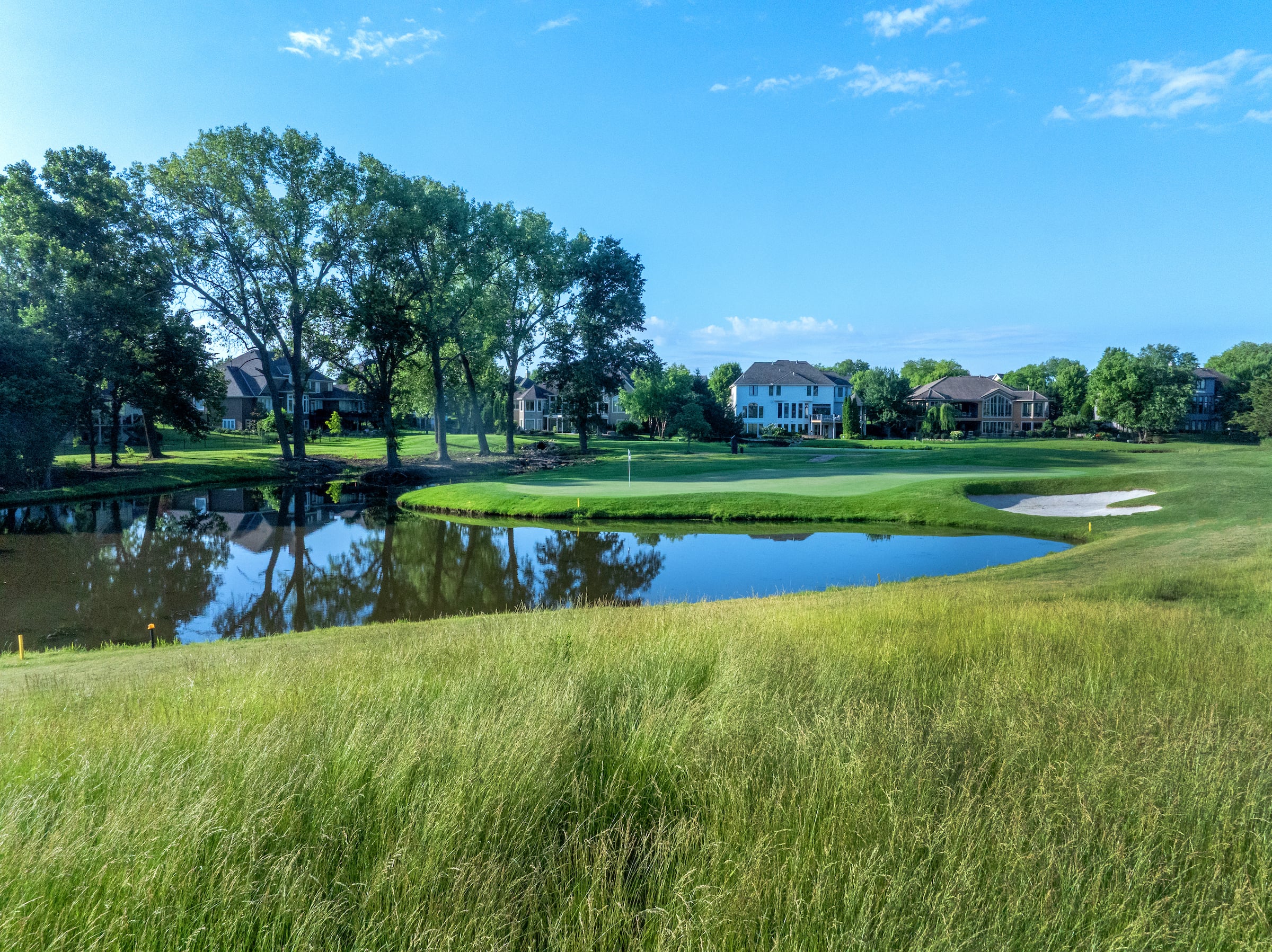 golf course pond