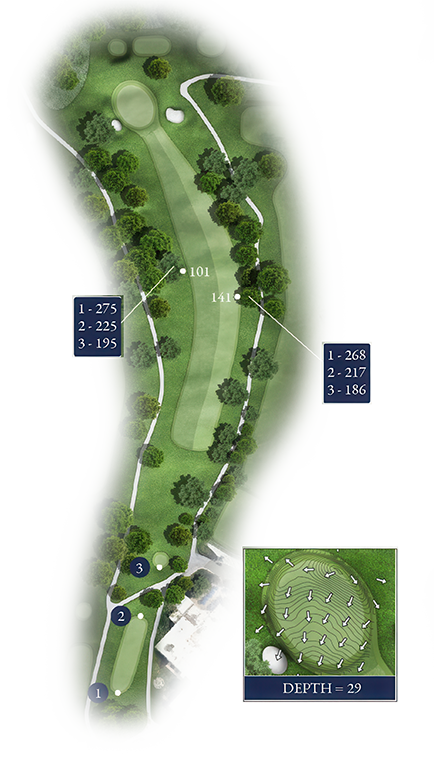 Norbeck Country Club Golf Course - Hole 1