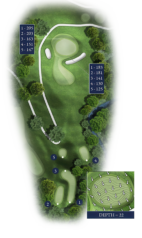 Norbeck Country Club Golf Course - Hole 12