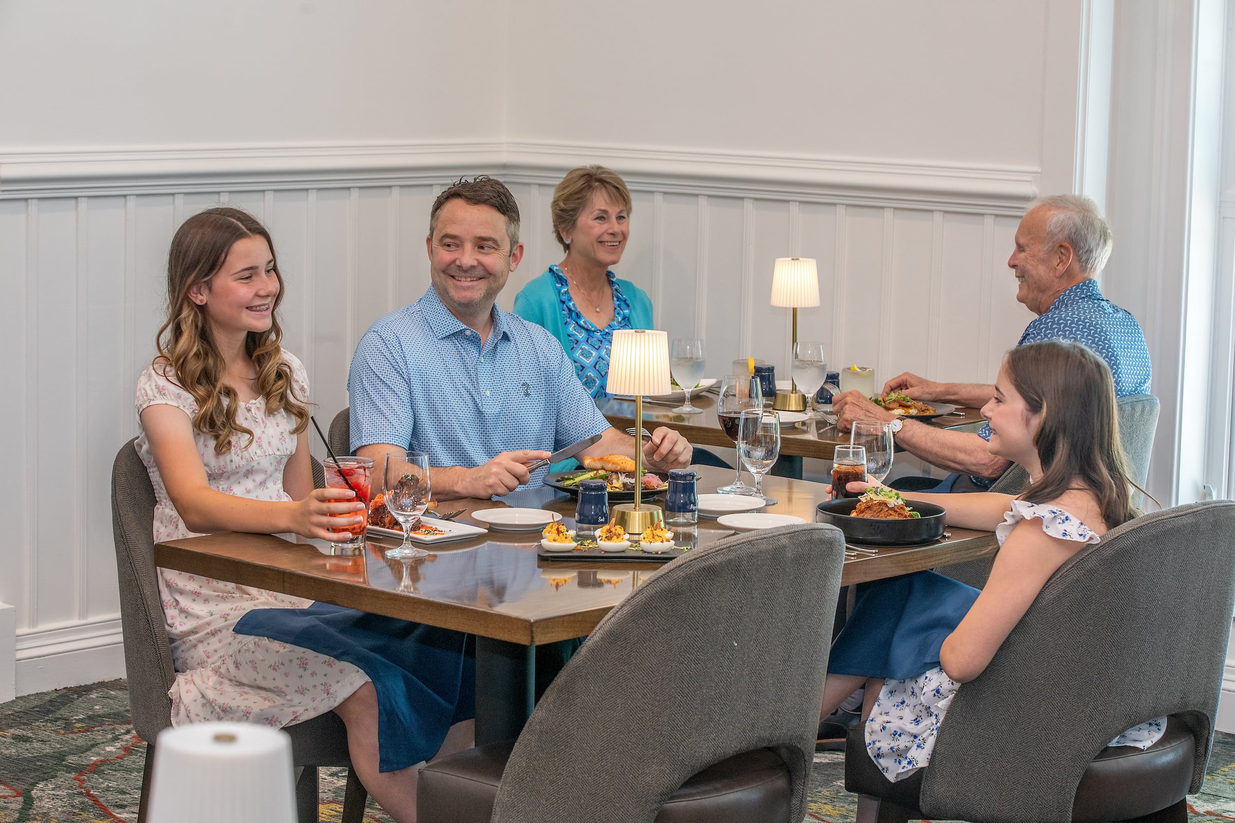 Dining at Monty's Bar & Bistro