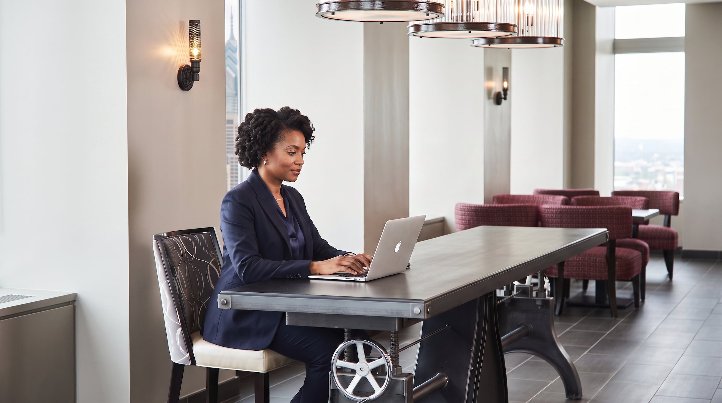 Woman on laptop