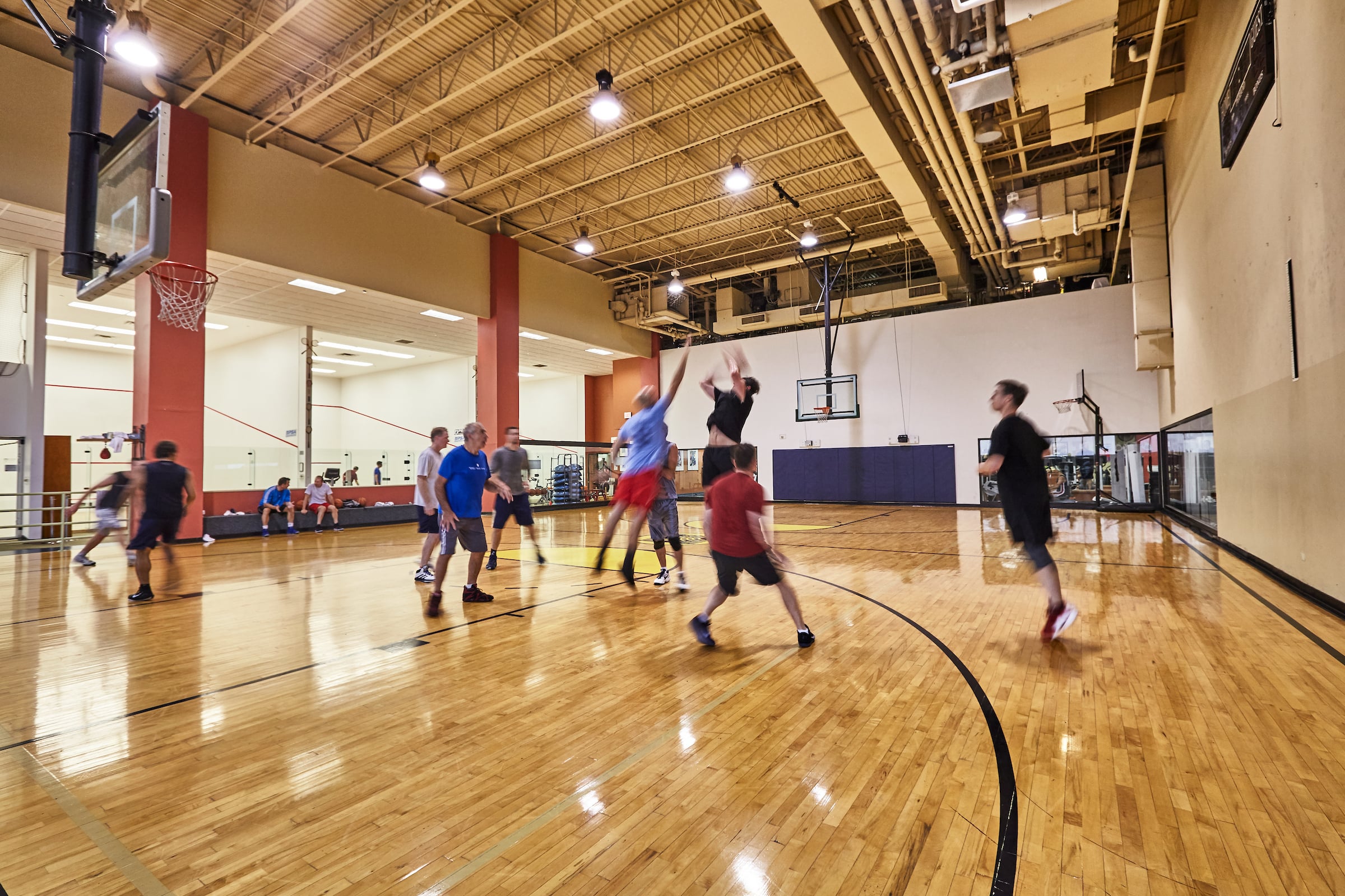 Rivers Club Basketball Court with players