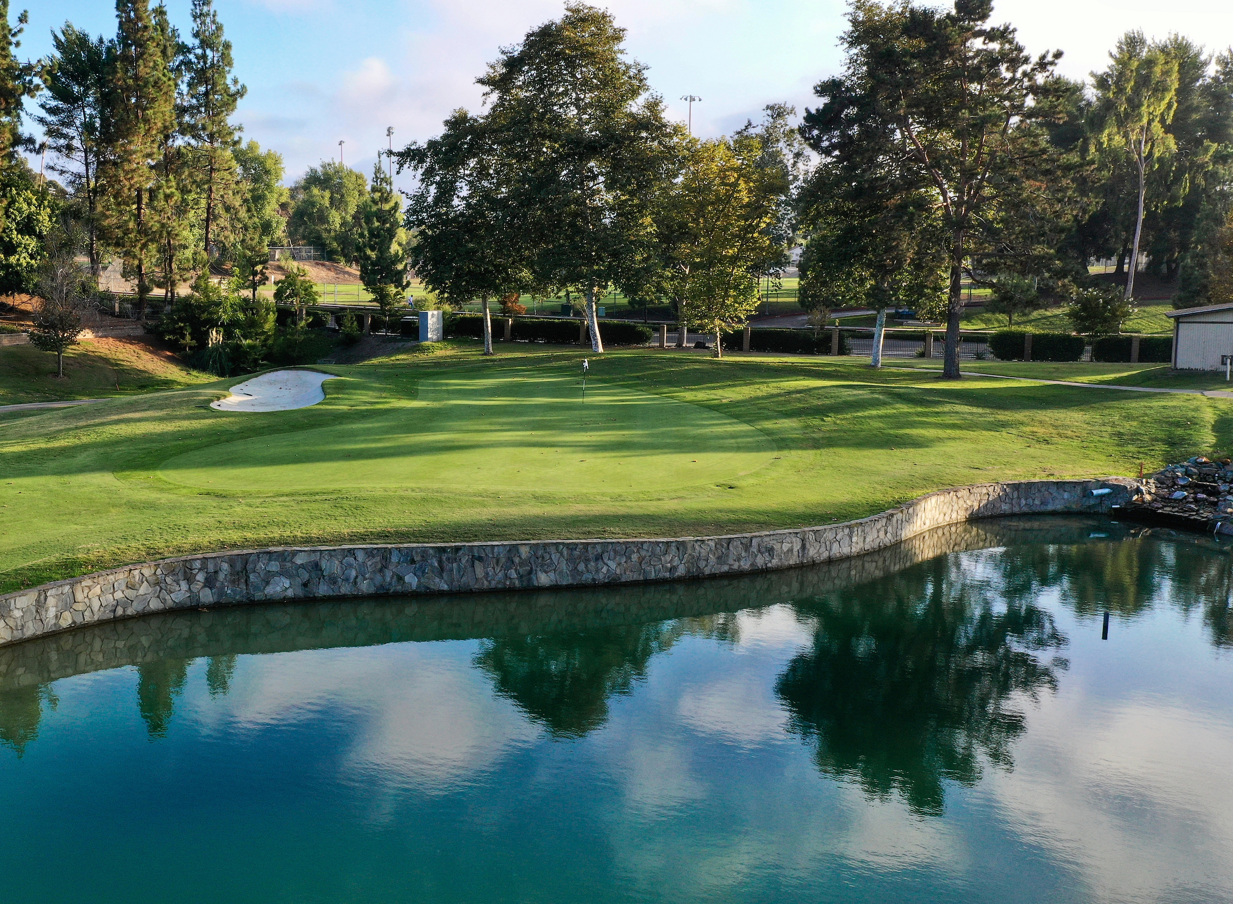 Shadowridge Golf Course with water feature