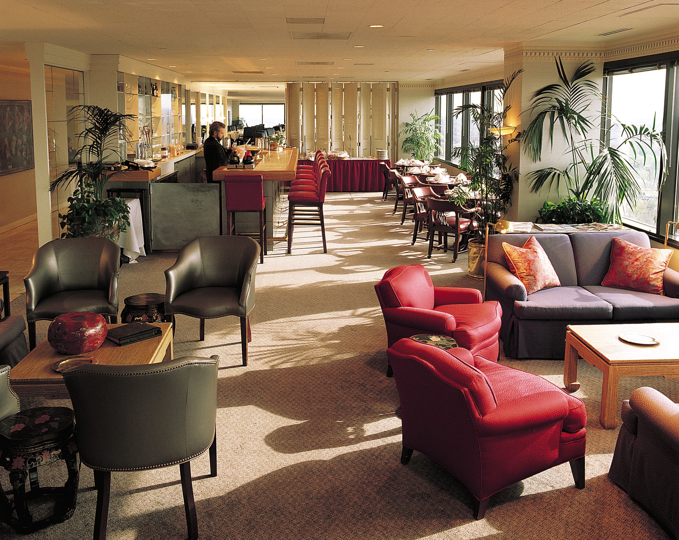 1983 picture of the bar at Skyline Indy Indianapolis