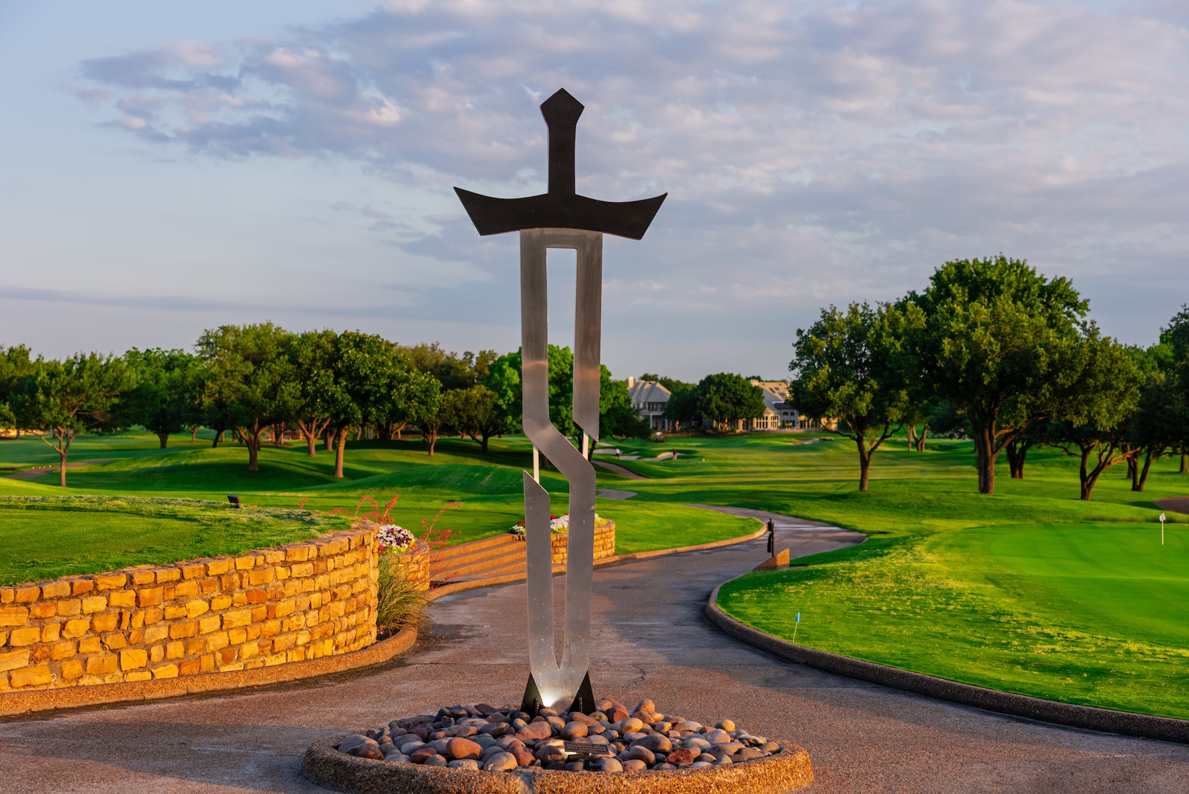 Stonebriar Country Club symbol on the golf course