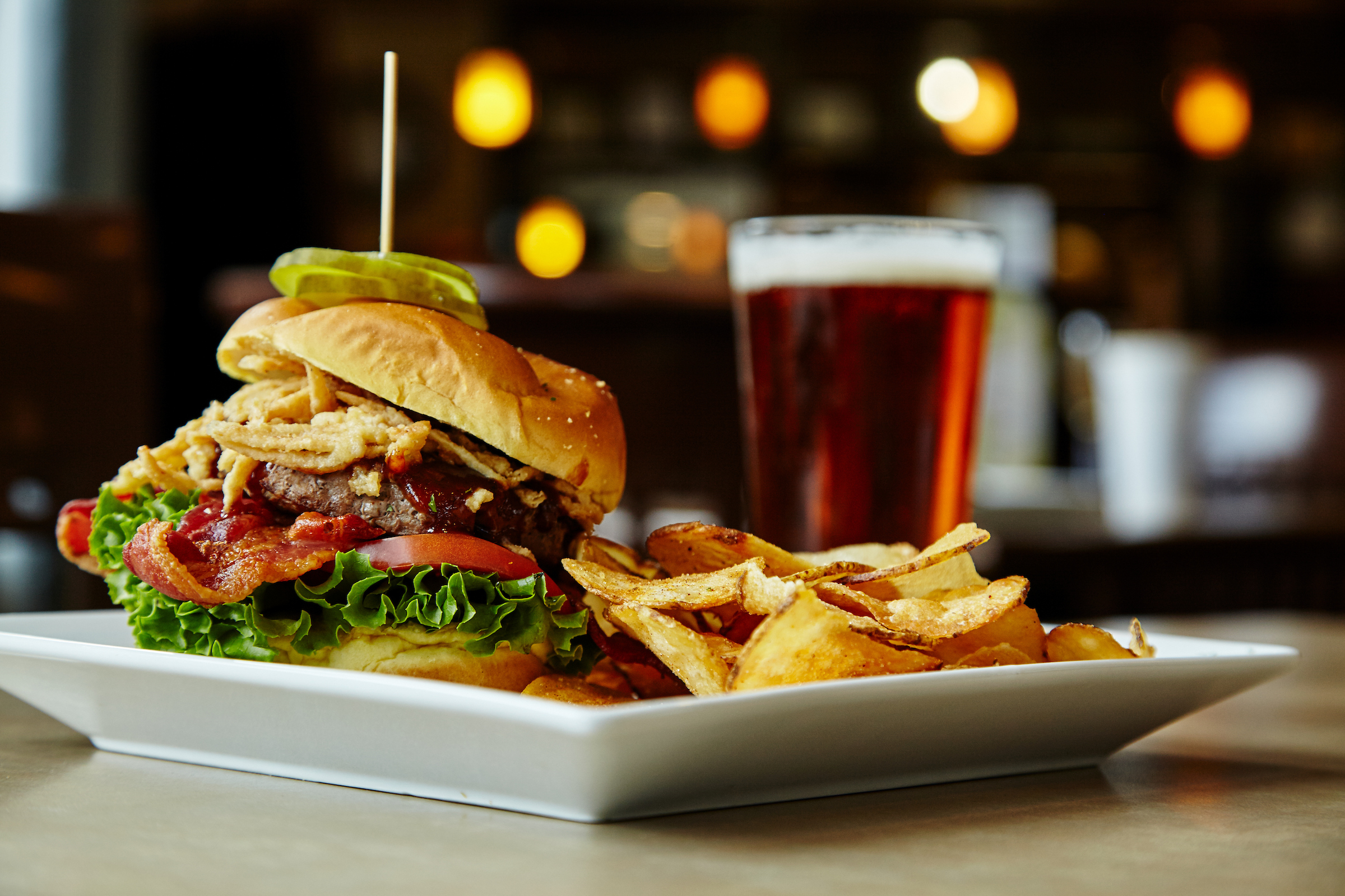 Burger & fries