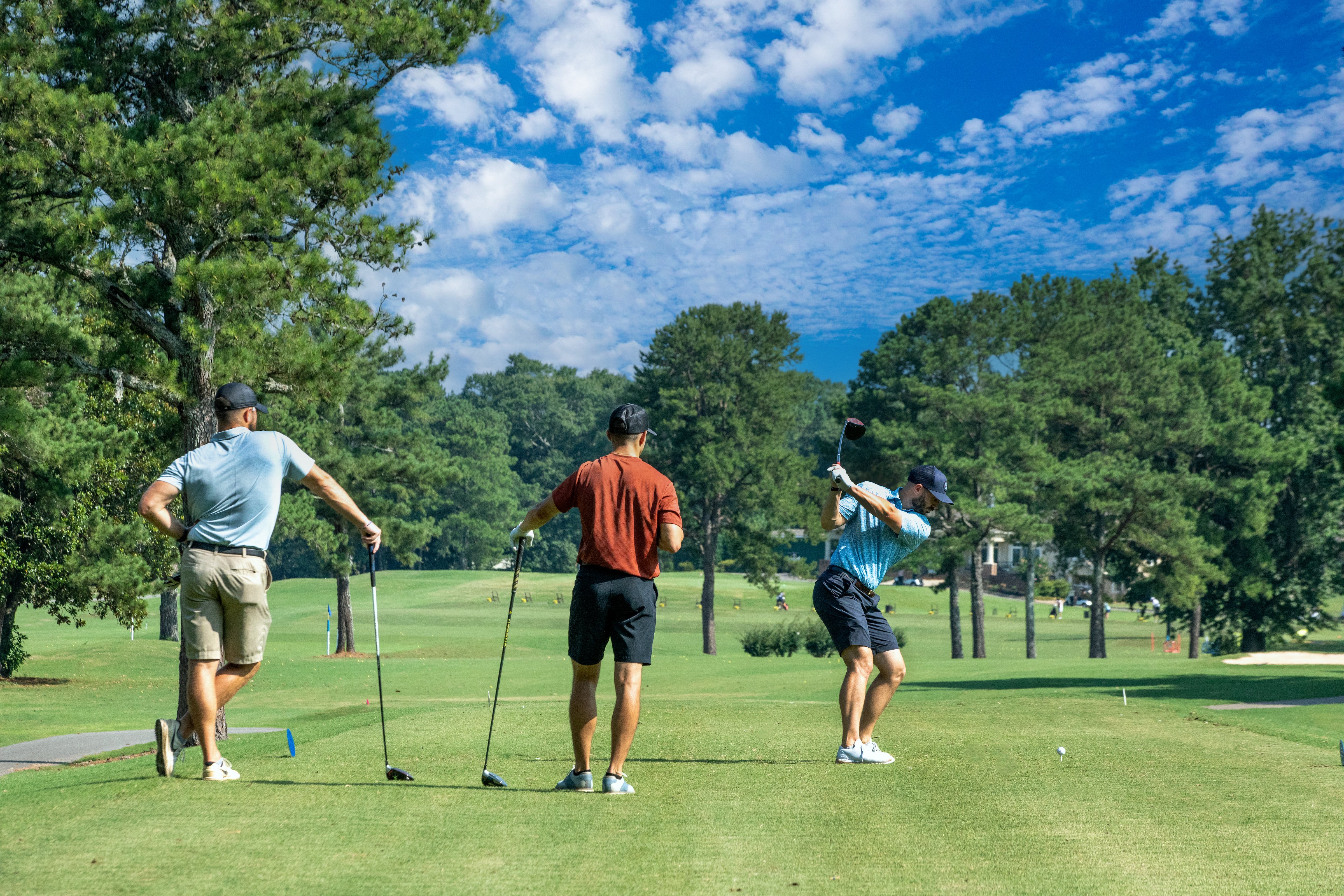 Friends Golfing