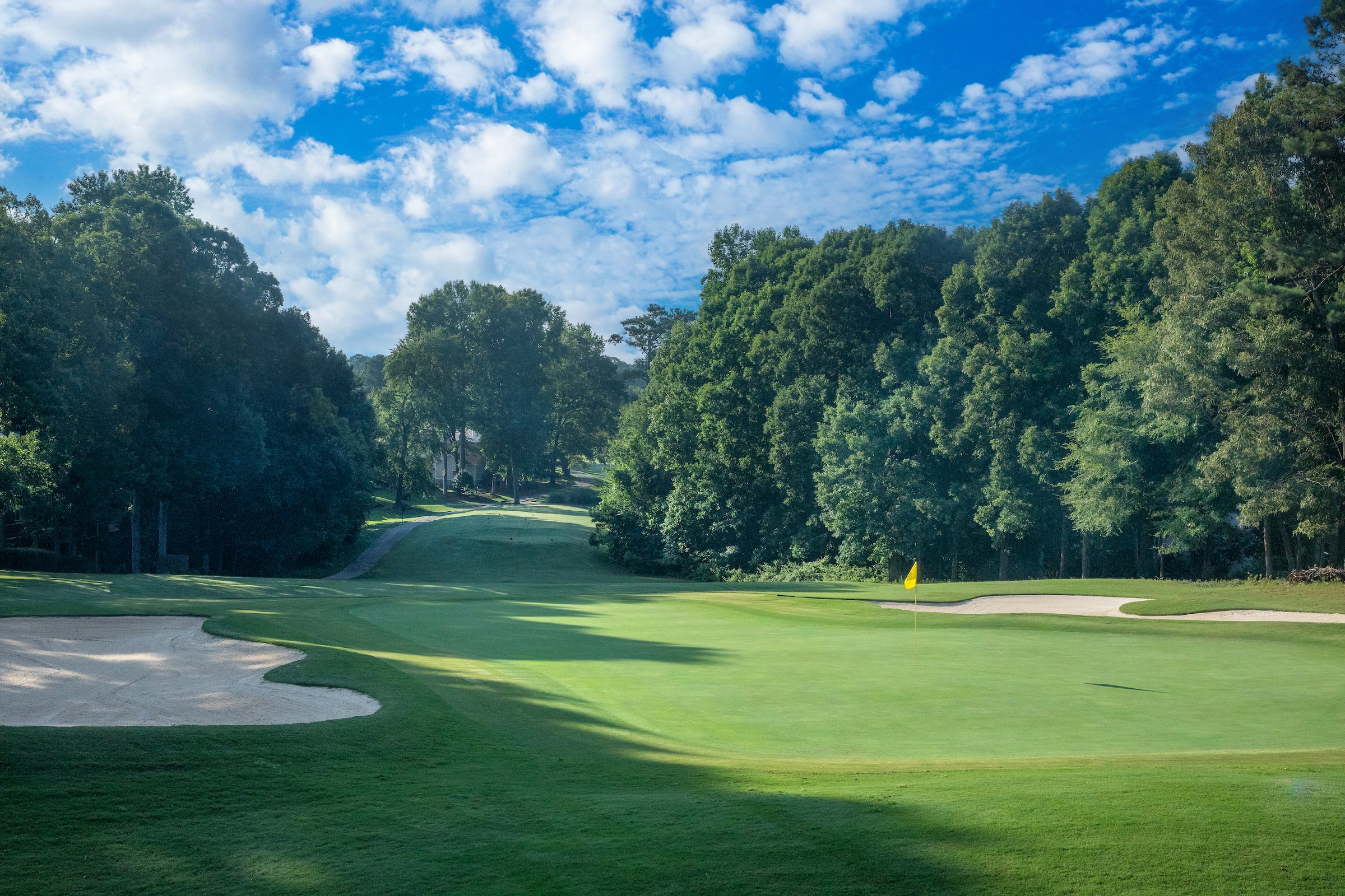 Golf Course with bunker