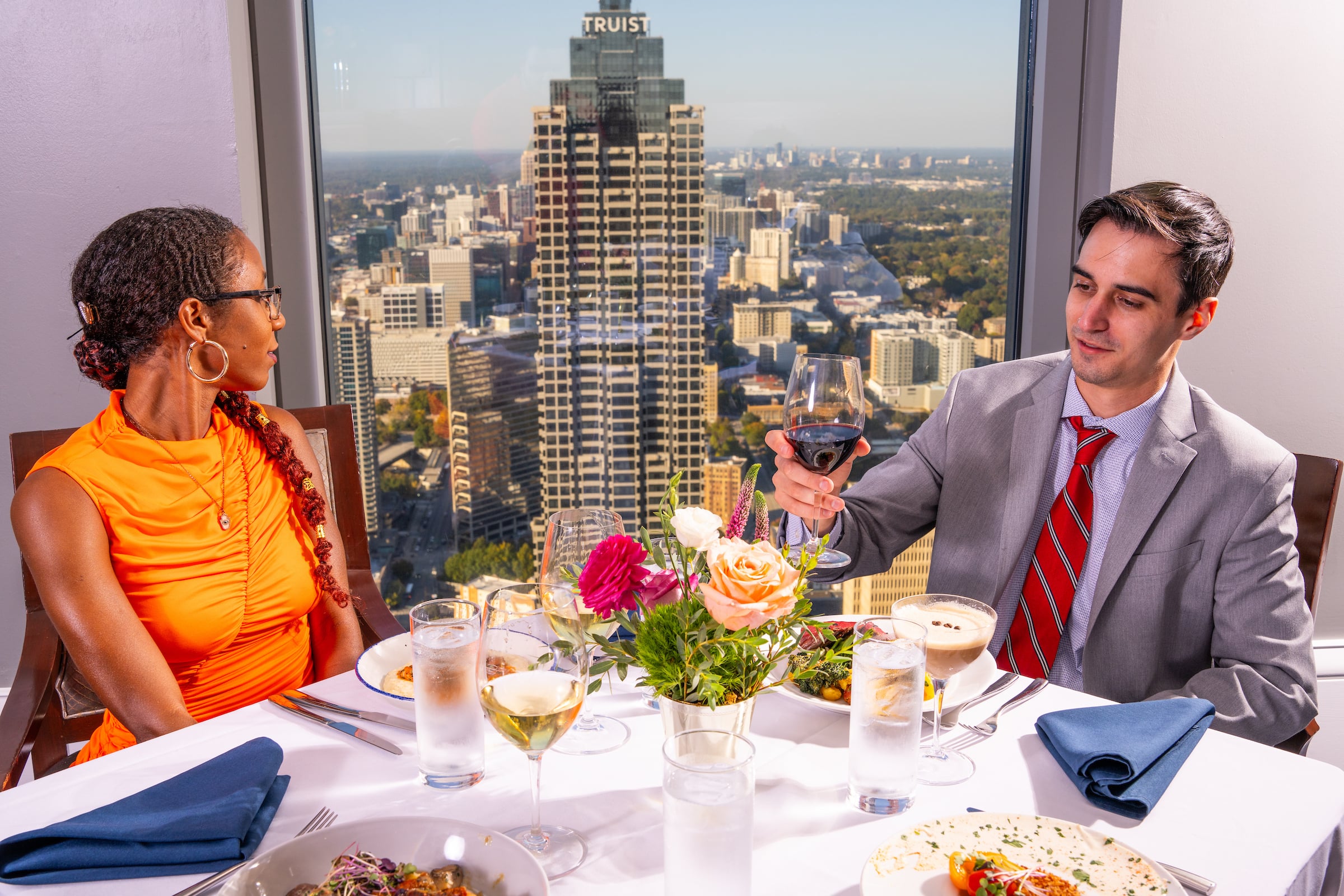 Man and Woman Dining