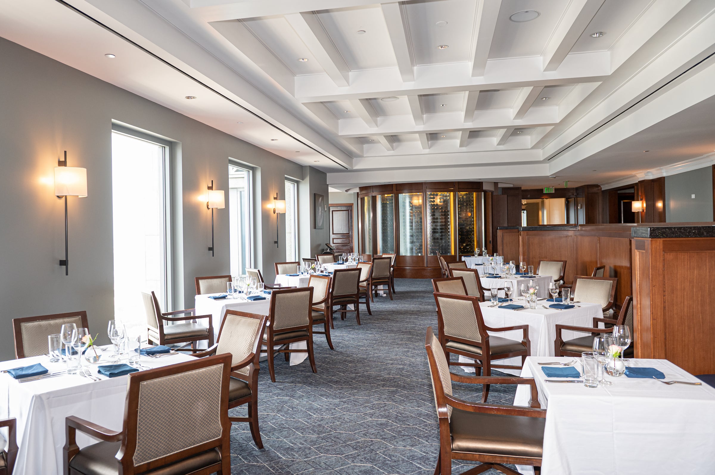 The Commerce Club Atlanta dining room