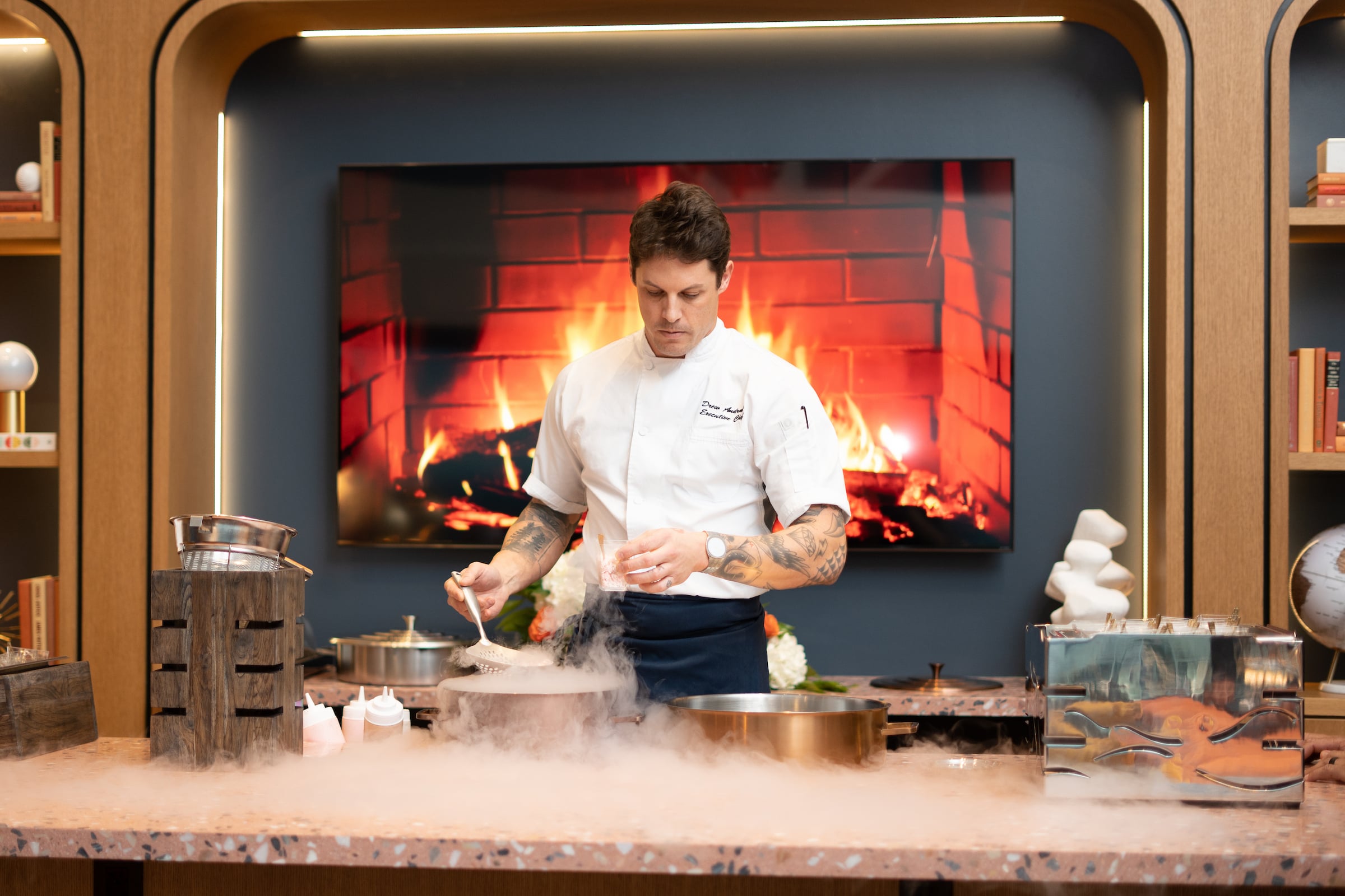 Chef cooking
